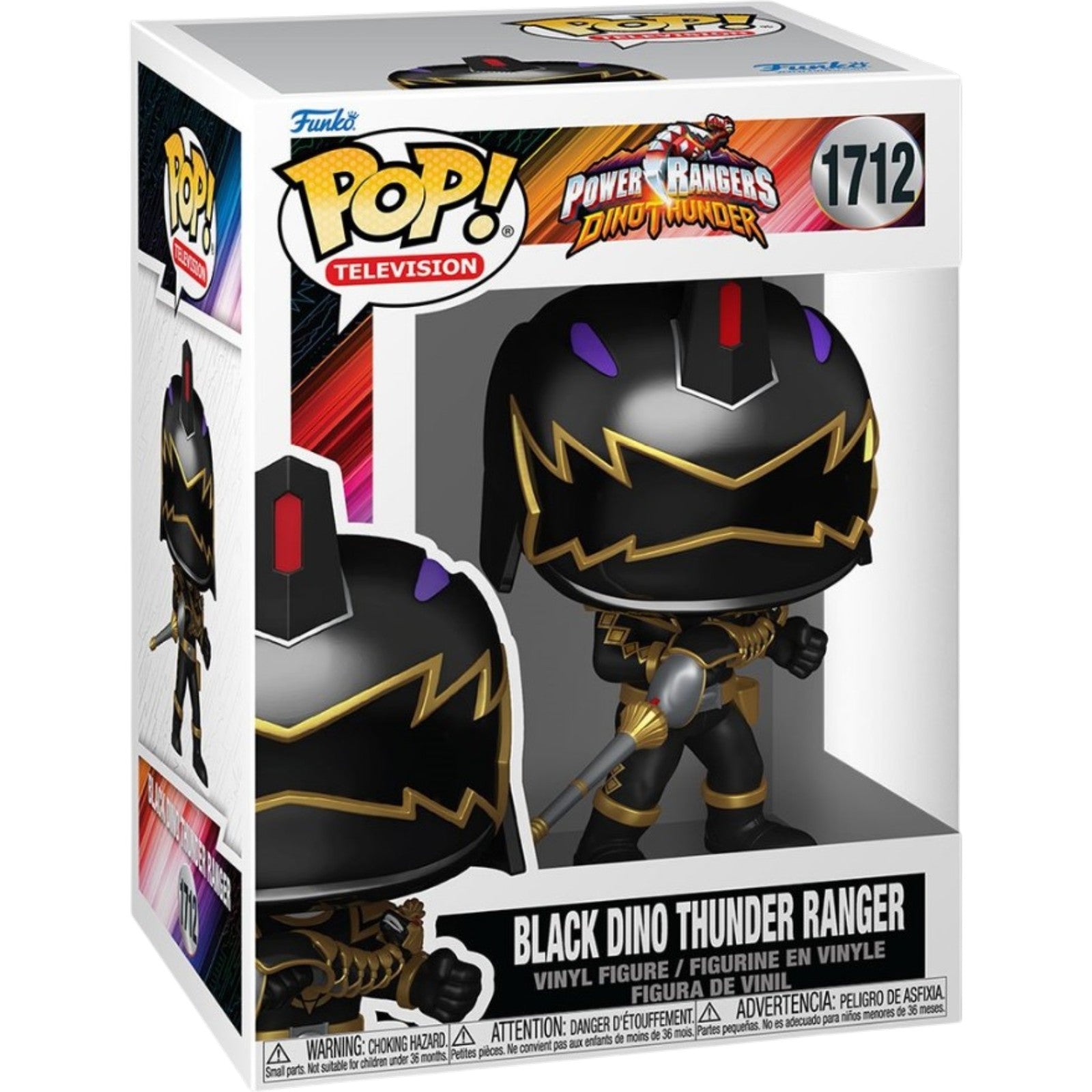 Power Rangers Dino Thunder Black Dino Thunder Ranger Funko Pop! Vinyl Figure #1712
