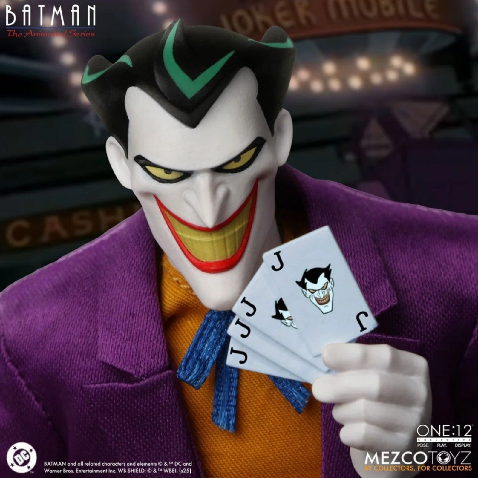 IN-STOCK: Mezco Toyz Batman: The Animated Series THE JOKER One:12 Collective Action Figure