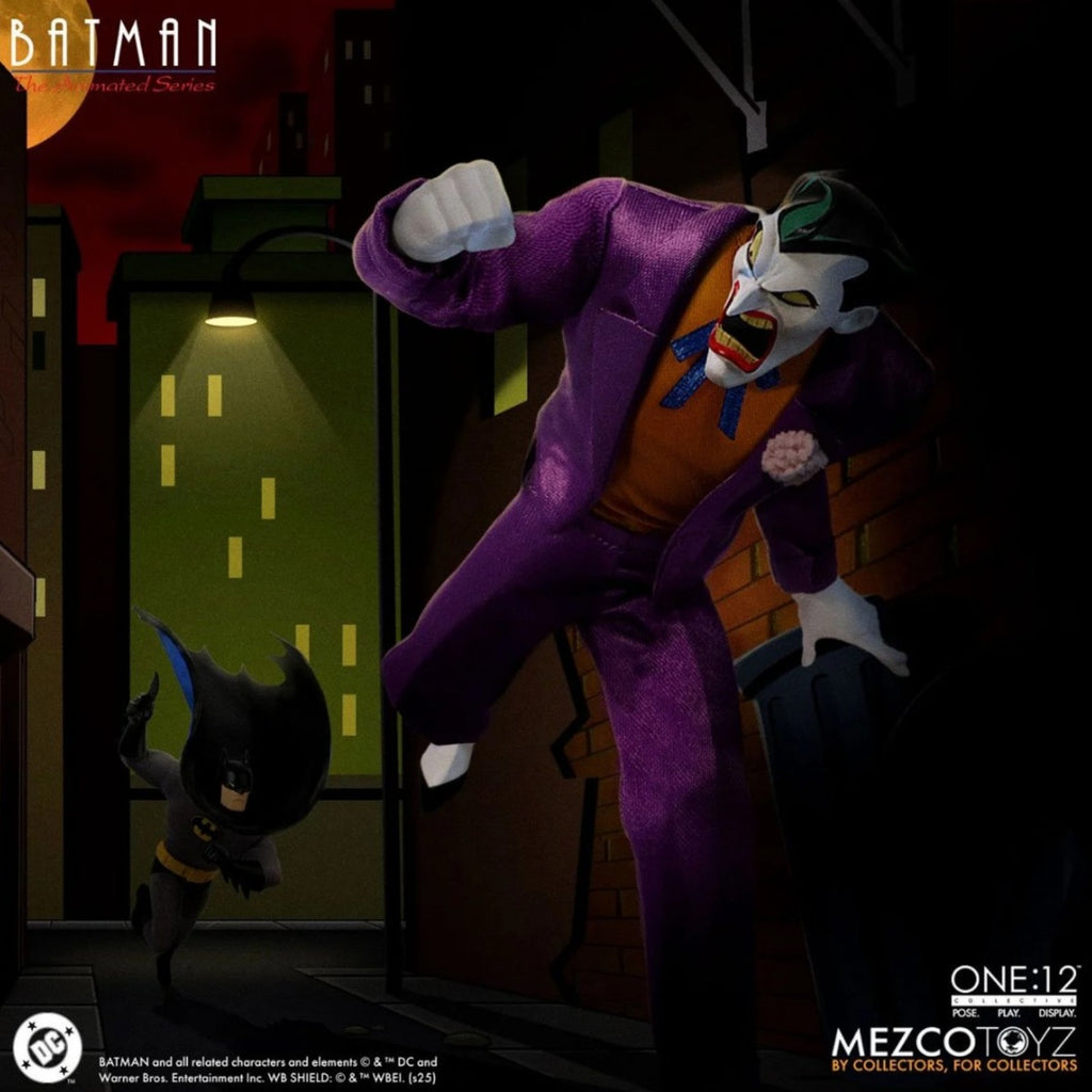 IN-STOCK: Mezco Toyz Batman: The Animated Series THE JOKER One:12 Collective Action Figure