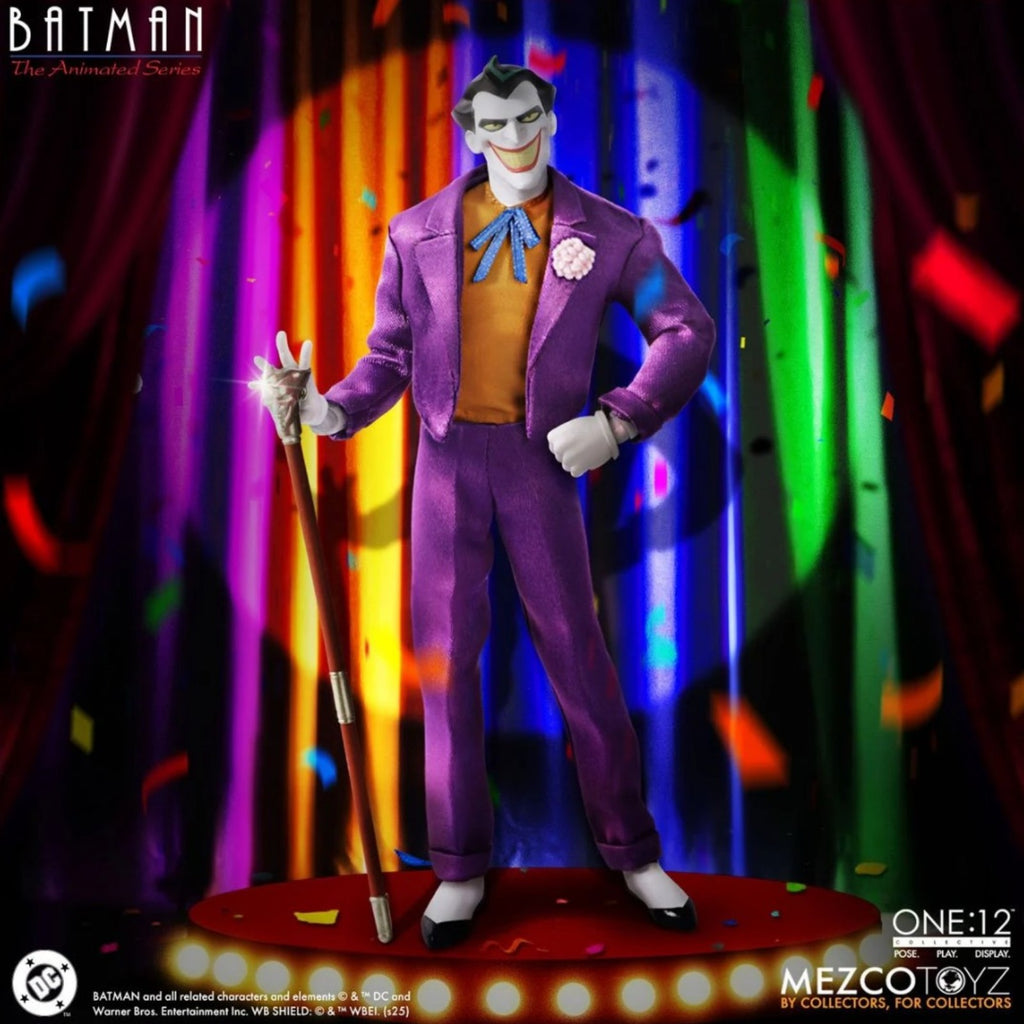 IN-STOCK: Mezco Toyz Batman: The Animated Series THE JOKER One:12 Collective Action Figure
