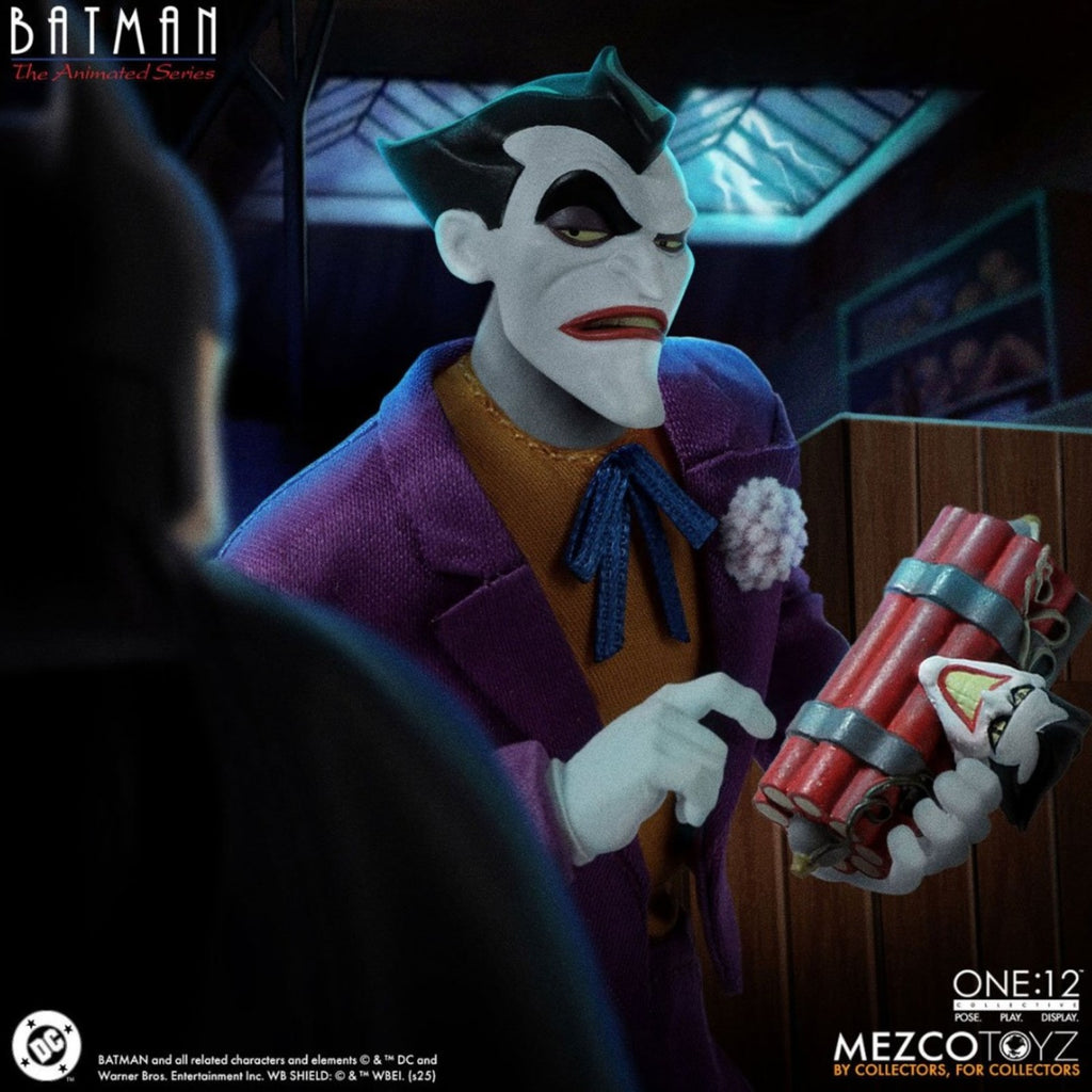IN-STOCK: Mezco Toyz Batman: The Animated Series THE JOKER One:12 Collective Action Figure