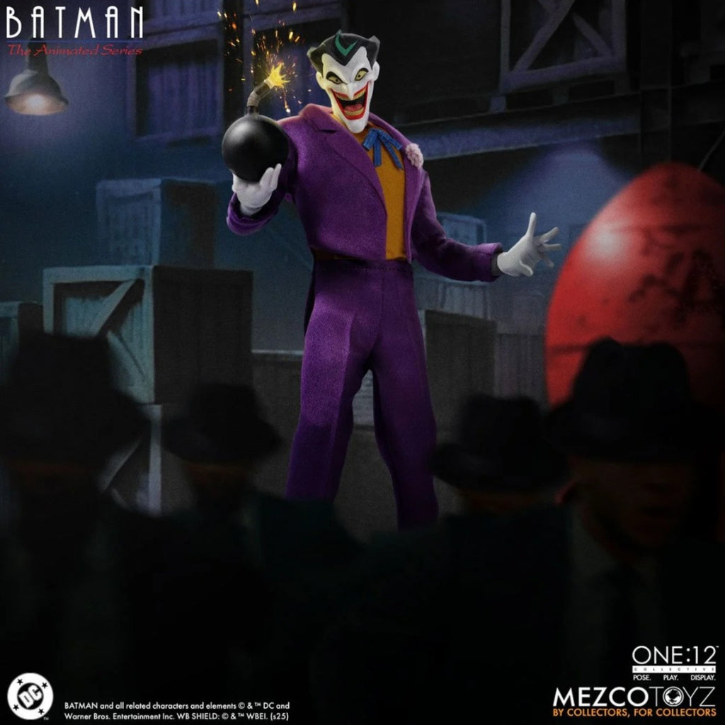 IN-STOCK: Mezco Toyz Batman: The Animated Series THE JOKER One:12 Collective Action Figure