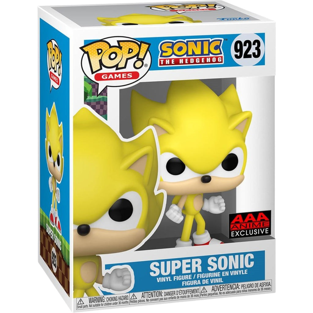 Sonic the Hedgehog Super Sonic Funko Pop! Vinyl Figure - AAA Anime Exclusive #923