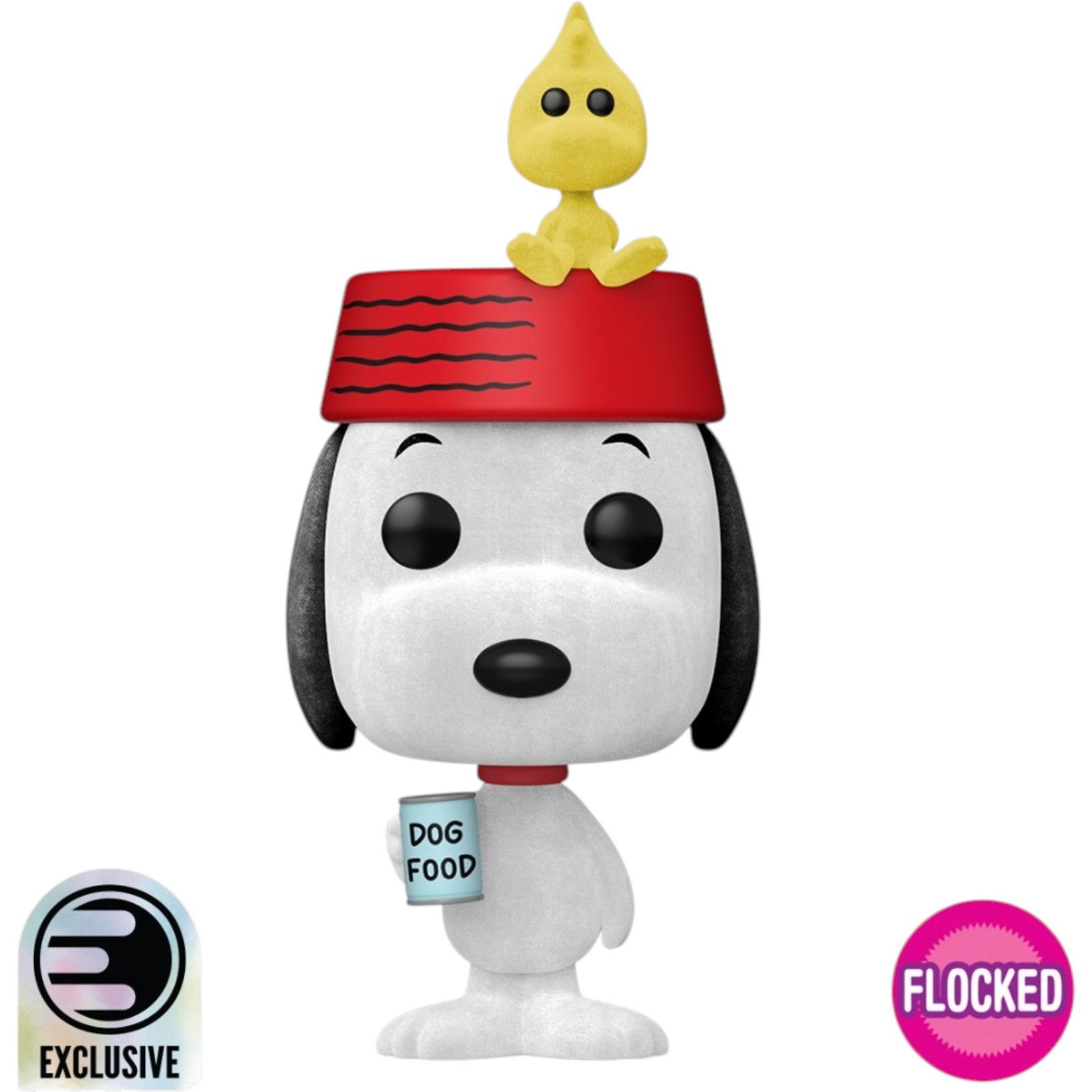 Peanuts Snoopy & Woodstock Flocked Funko Pop! Vinyl Figure - Entertainment Earth Exclusive #2096