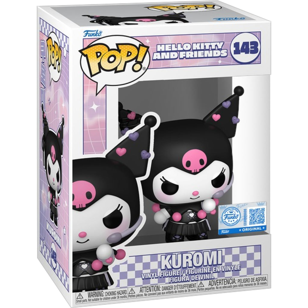 Hello Kitty and Friends Kuromi K-Pop Funko Pop! Vinyl Figure - Entertainment Earth Exclusive #143