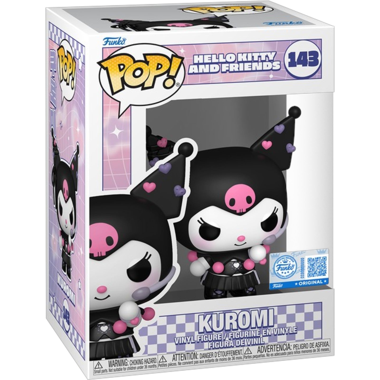 Hello Kitty and Friends Kuromi K-Pop Funko Pop! Vinyl Figure - Entertainment Earth Exclusive #143
