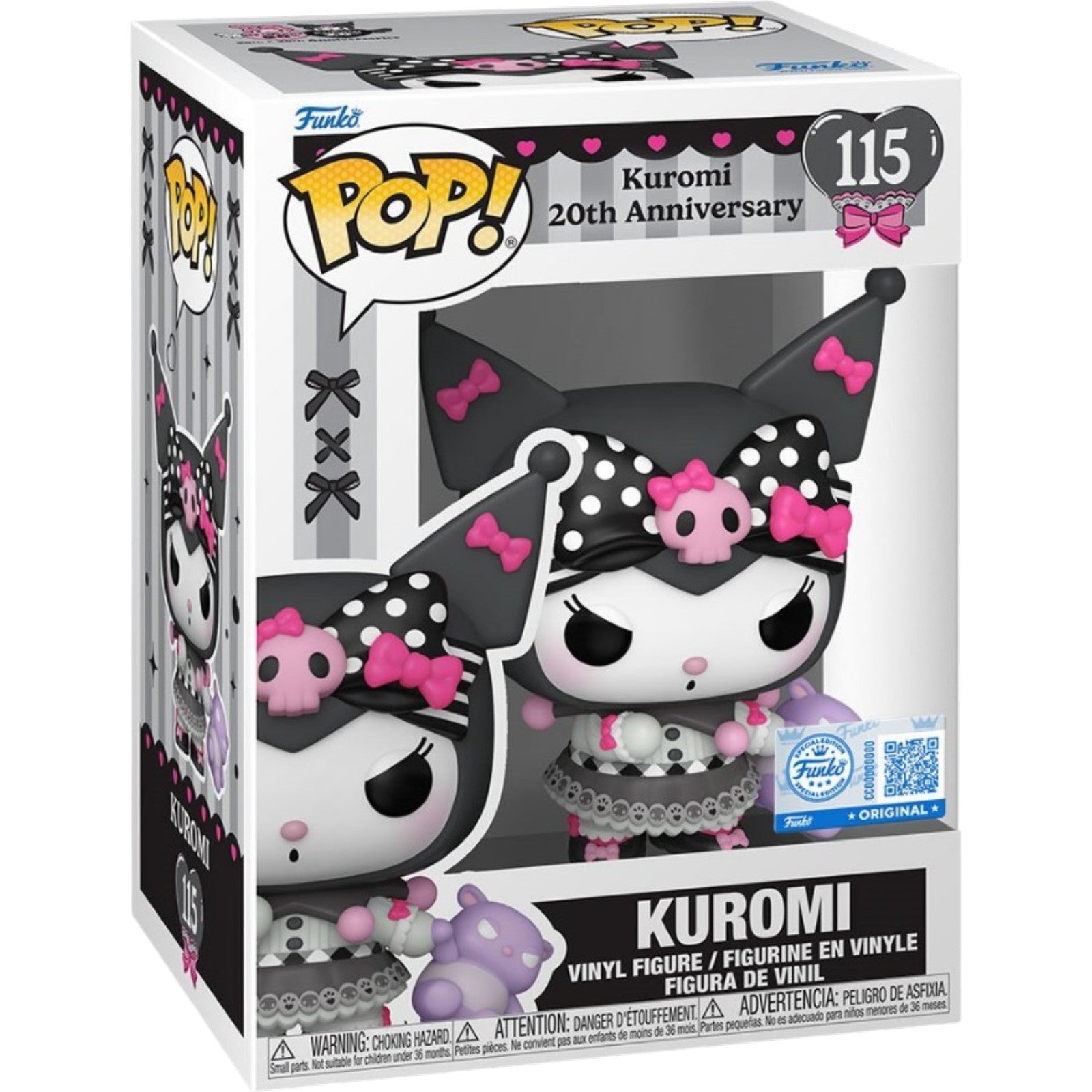 Hello Kitty Sanrio Kuromi 20th Anniversary Funko Pop! Vinyl Figure - Specialty Series #115