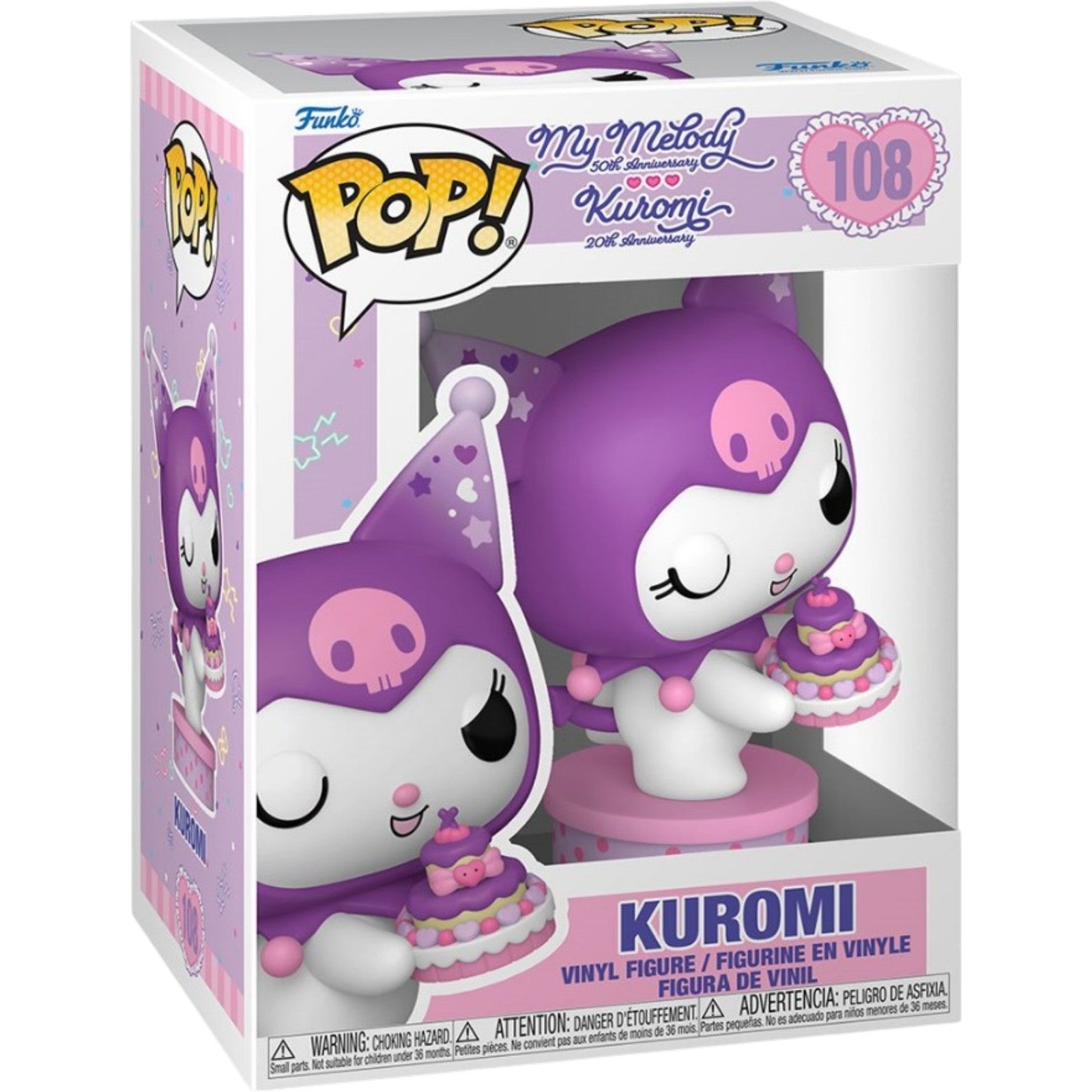 Hello Kitty and Friends Kuromi 20th Anniversary Kuromi Funko Pop! Vinyl Figure #108