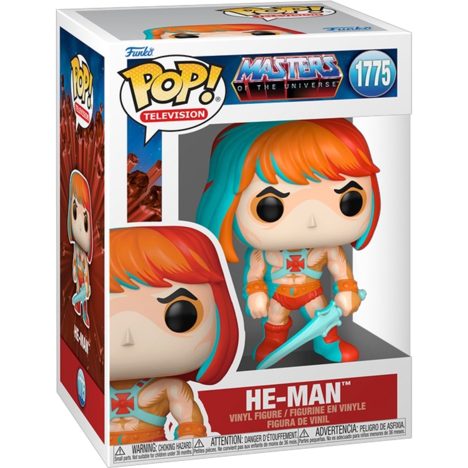 Masters of the Universe He-Man (Retro Neon) Funko Pop! Vinyl Figure #1775
