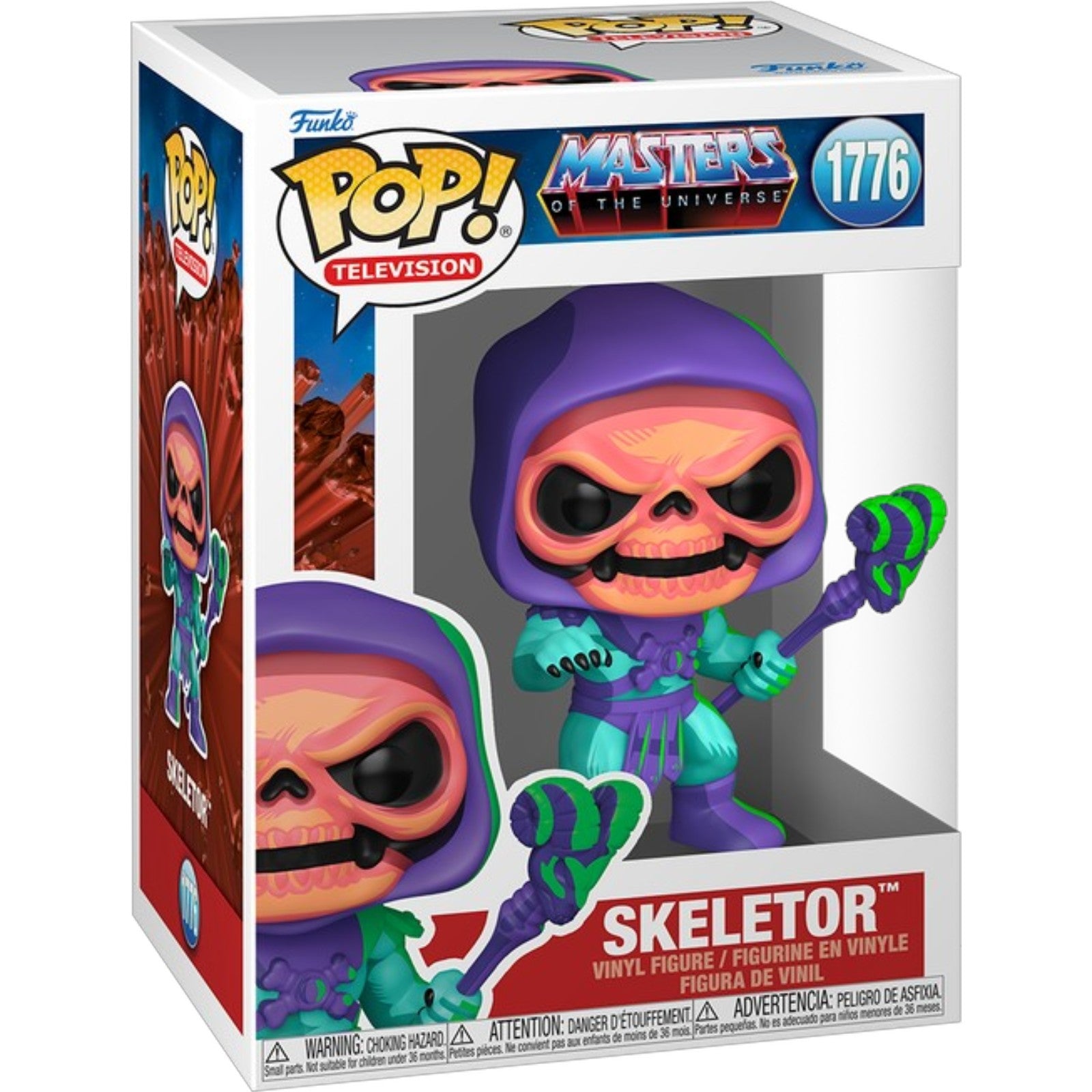 Masters of the Universe Skeletor (Retro Neon) Funko Pop! Vinyl Figure #1776