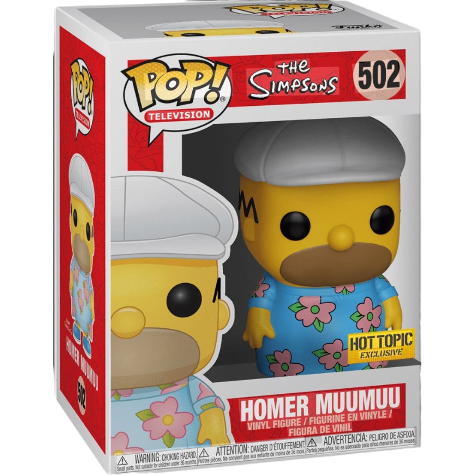 The Simpsons Homer Muumuu Funko Pop! Vinyl Figure - Hot Topic Exclusive #502