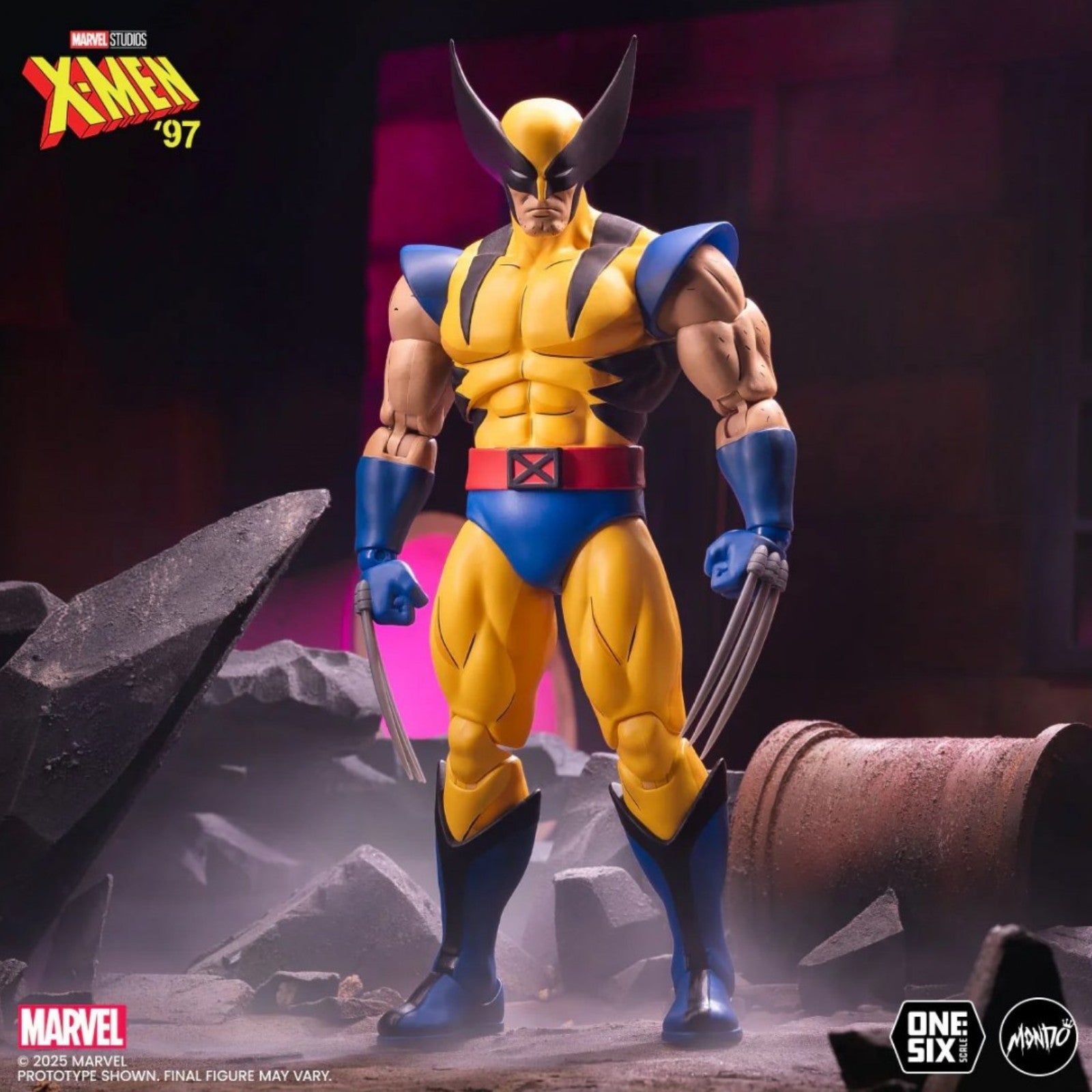 Mondo X-Men 97 Wolverine 1/6 Scale Figure Animated Series Marvel Limited Edition