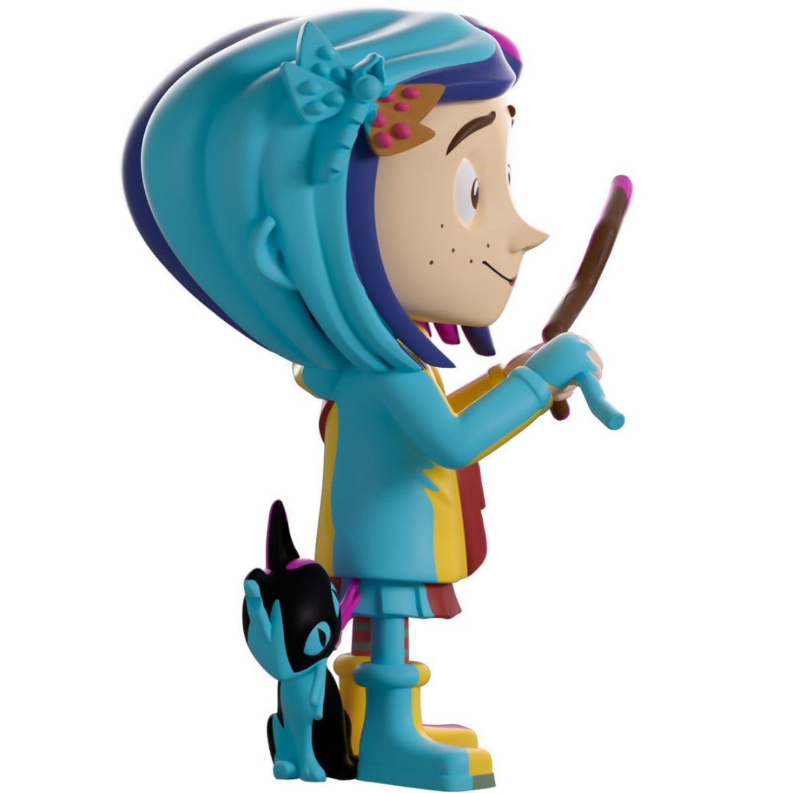 Coraline and the Cat Illuminated Variant Vinyl Figure #3 - Entertainment Earth Exclusive Youtooz