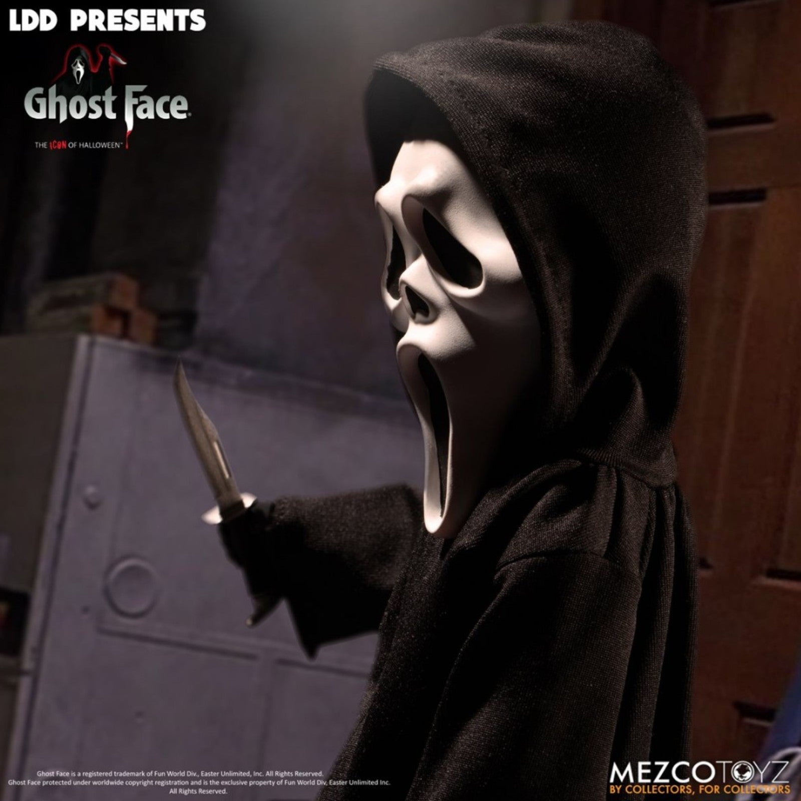 Mezco Toyz Living Dead Dolls LDD Scream Ghostface MZ9961 Horror Figure NEW