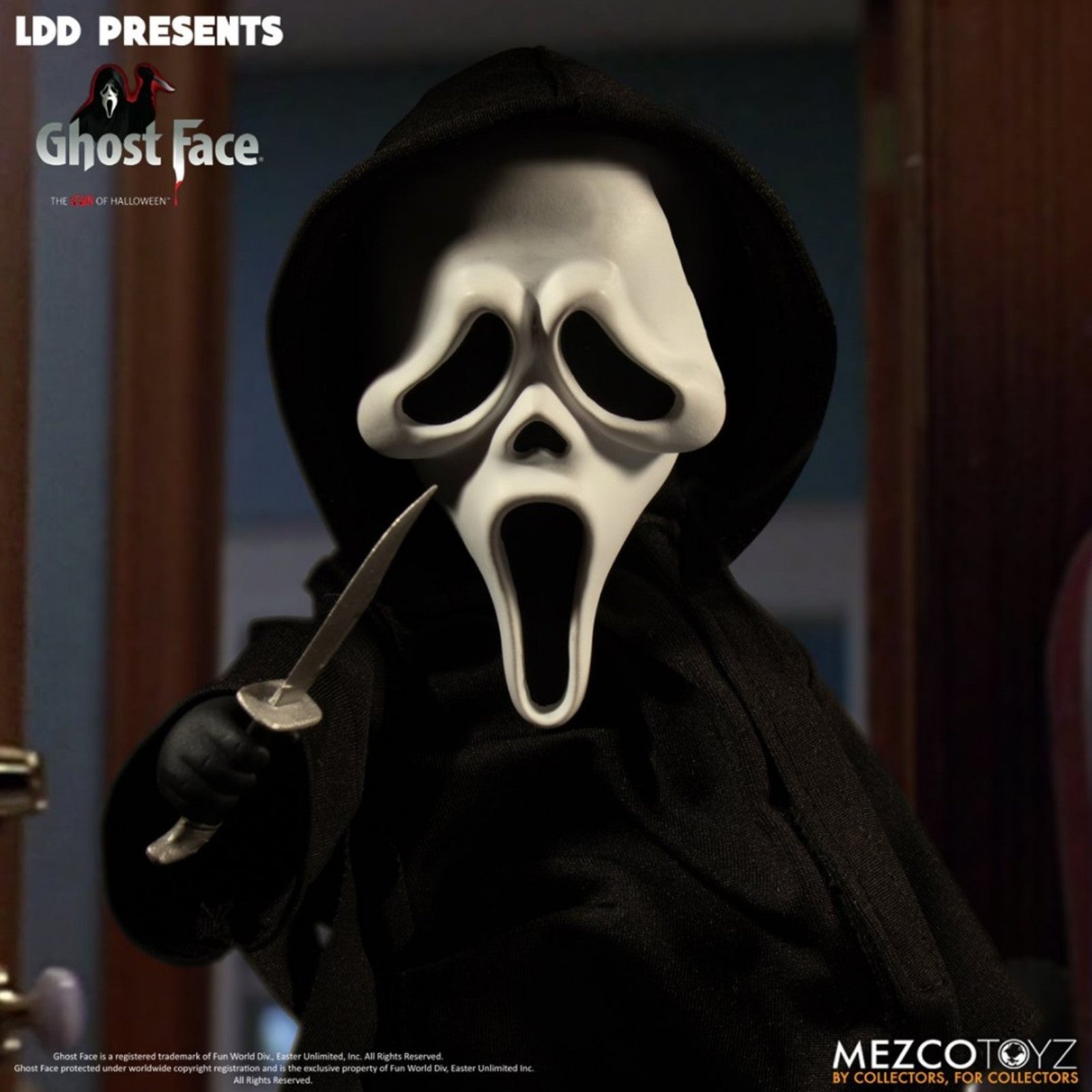 Mezco Toyz Living Dead Dolls LDD Scream Ghostface MZ9961 Horror Figure NEW