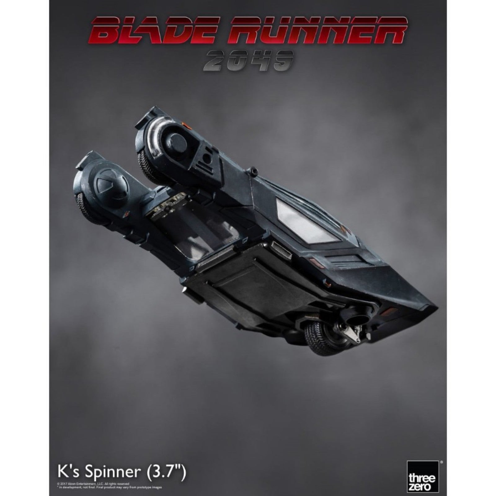 Blade Runner 2049 K's Spinner Die-Cast Metal Vehicle Threezero