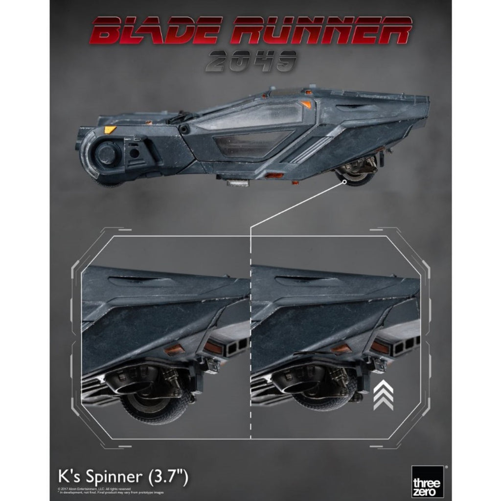 Blade Runner 2049 K's Spinner Die-Cast Metal Vehicle Threezero