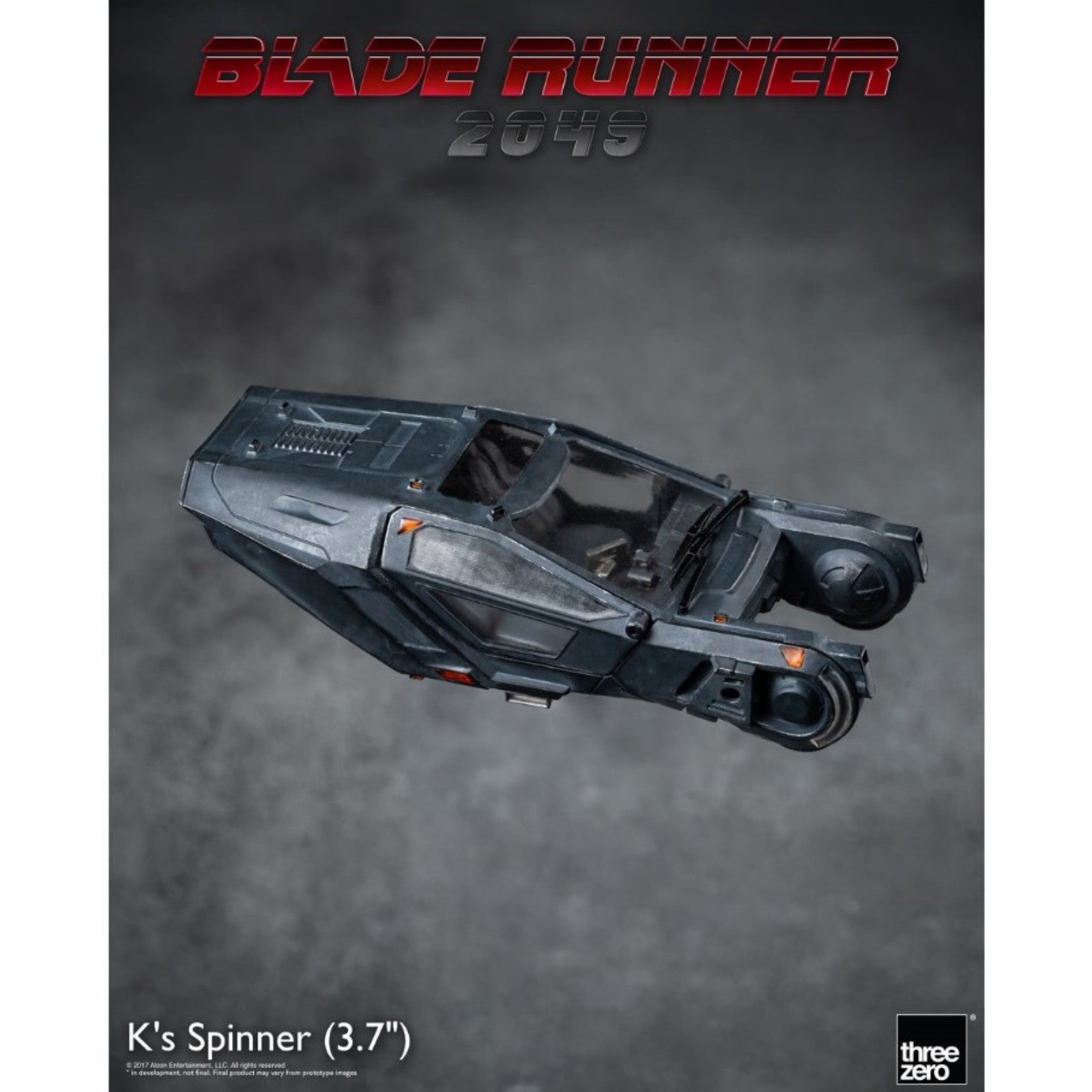 Blade Runner 2049 K's Spinner Die-Cast Metal Vehicle Threezero