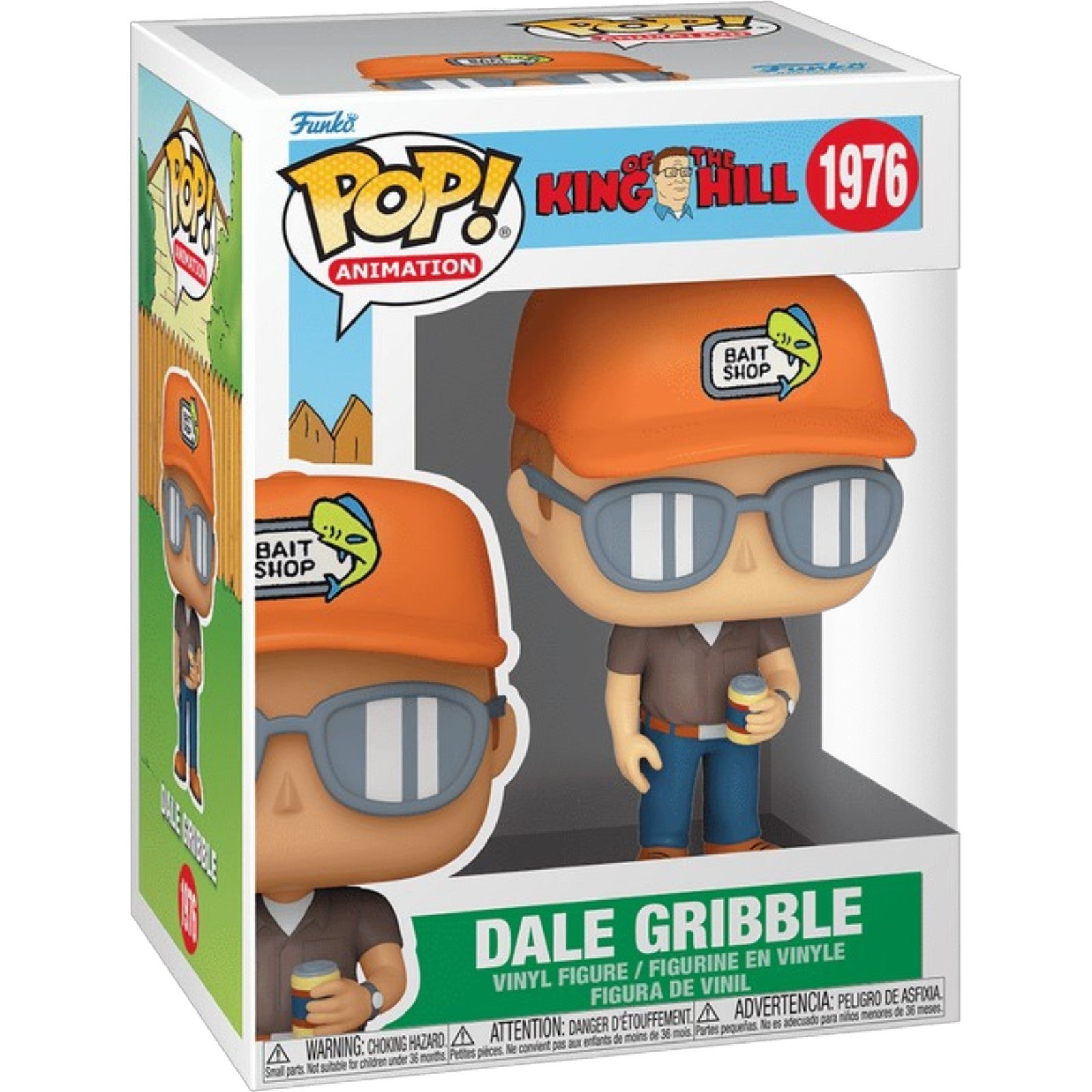 King of the Hill Dale Gribble Funko Vinyl Figure #1976
