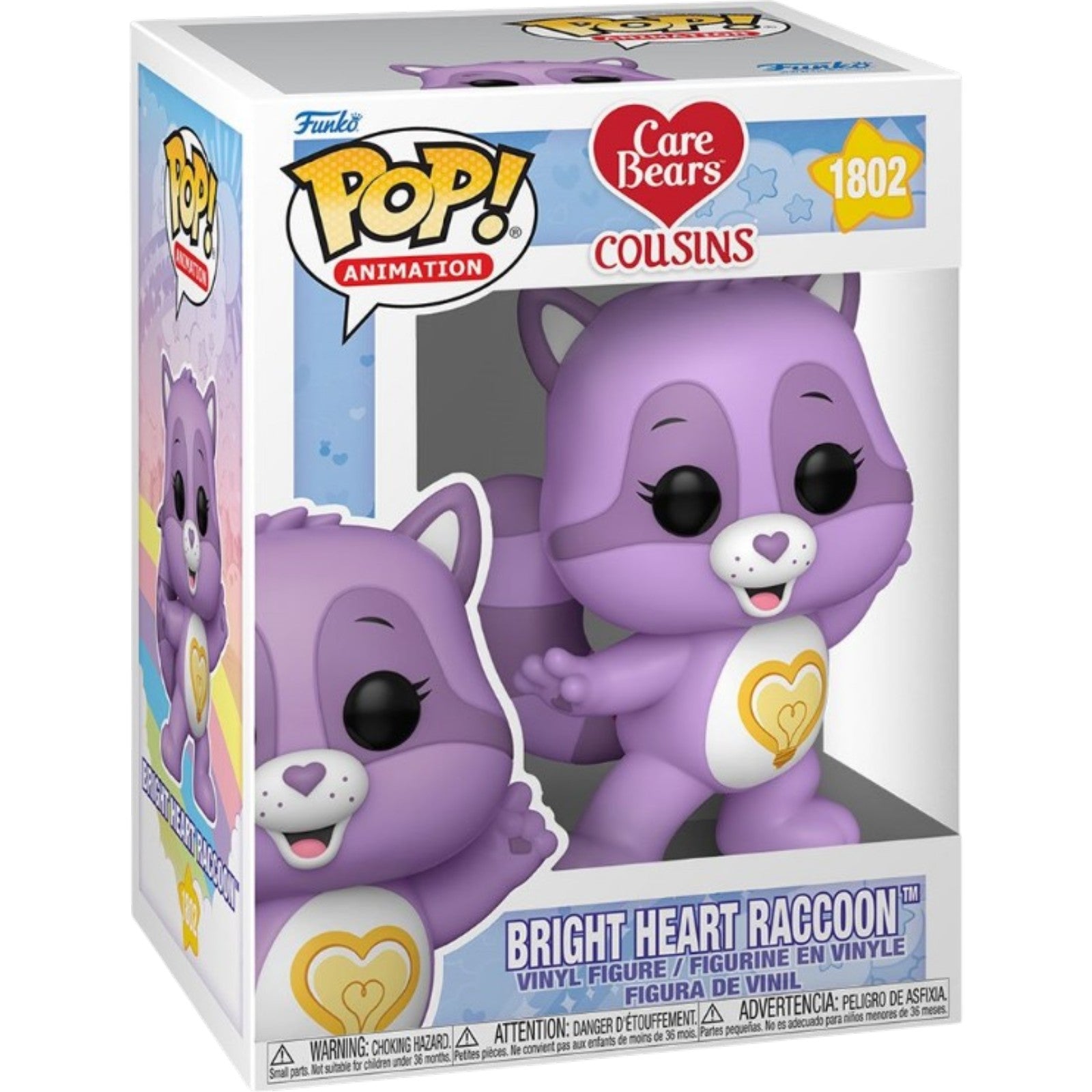 Care Bear Cousins Bright Heart Raccoon Funko Pop! Vinyl Figure #1802