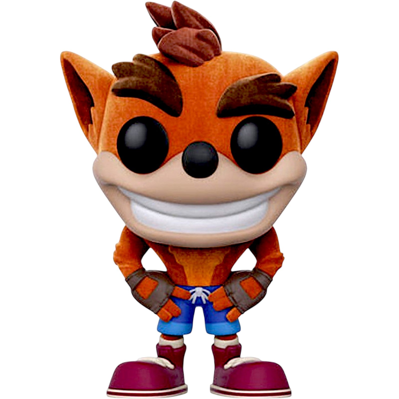 Crash Bandicoot Flocked GameStop Exclusive Funko Pop! Vinyl Figure #273