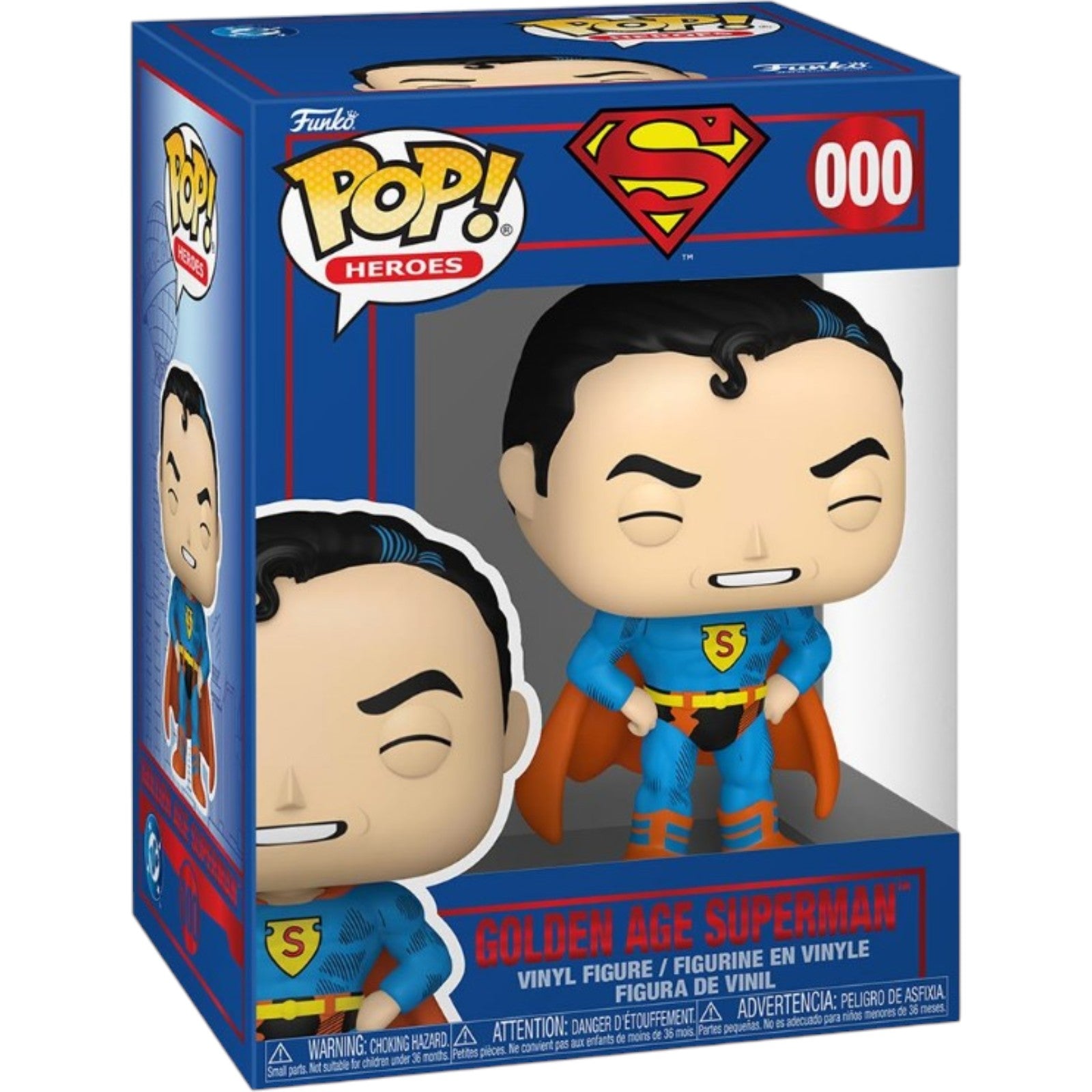 DC Comics Shield Through the Ages Golden Age Superman Funko Pop! Vinyl Figure #000