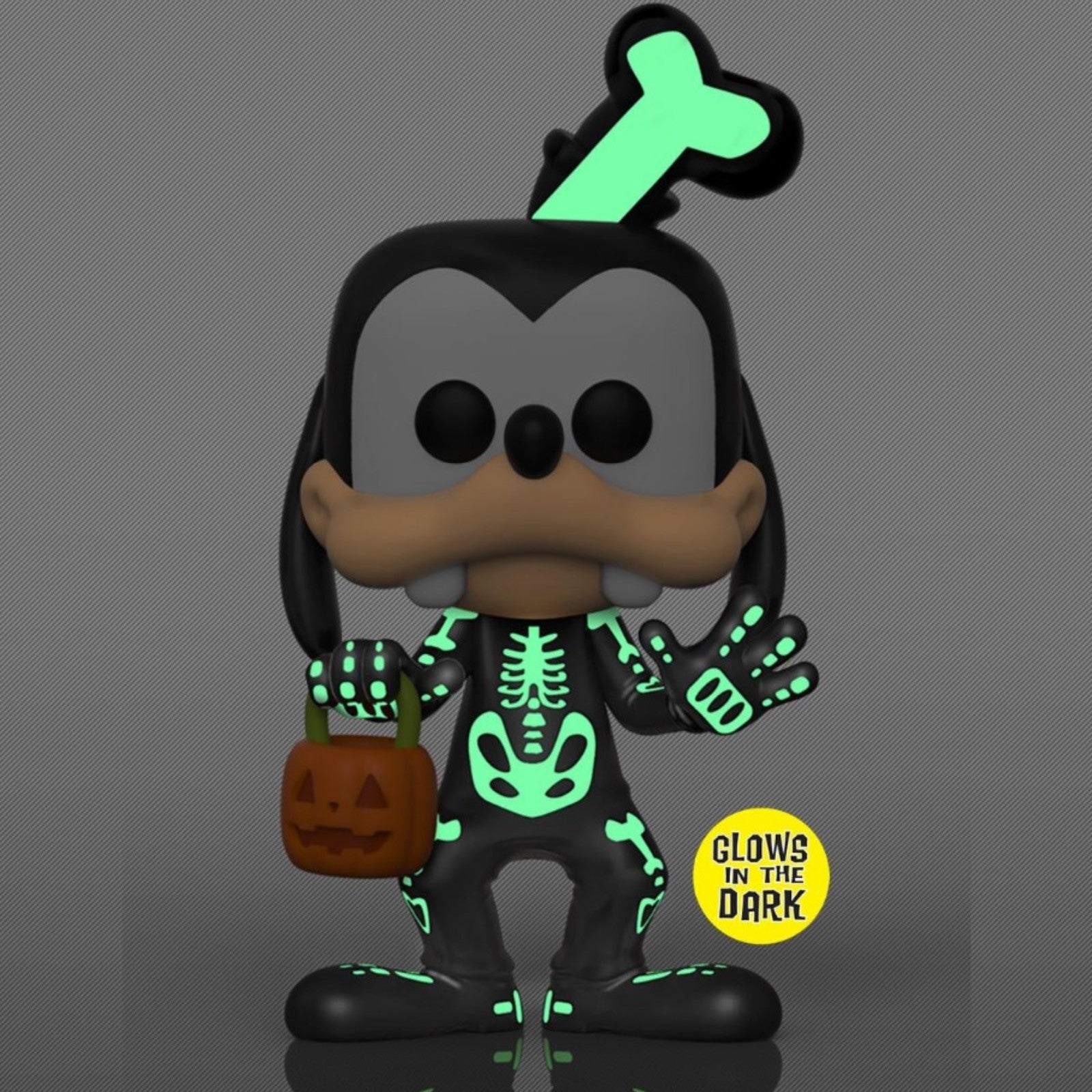 Disney Skeleton Goofy Glow-in-the-Dark Funko Pop! Vinyl Figure Entertainment Earth Exclusive #1221