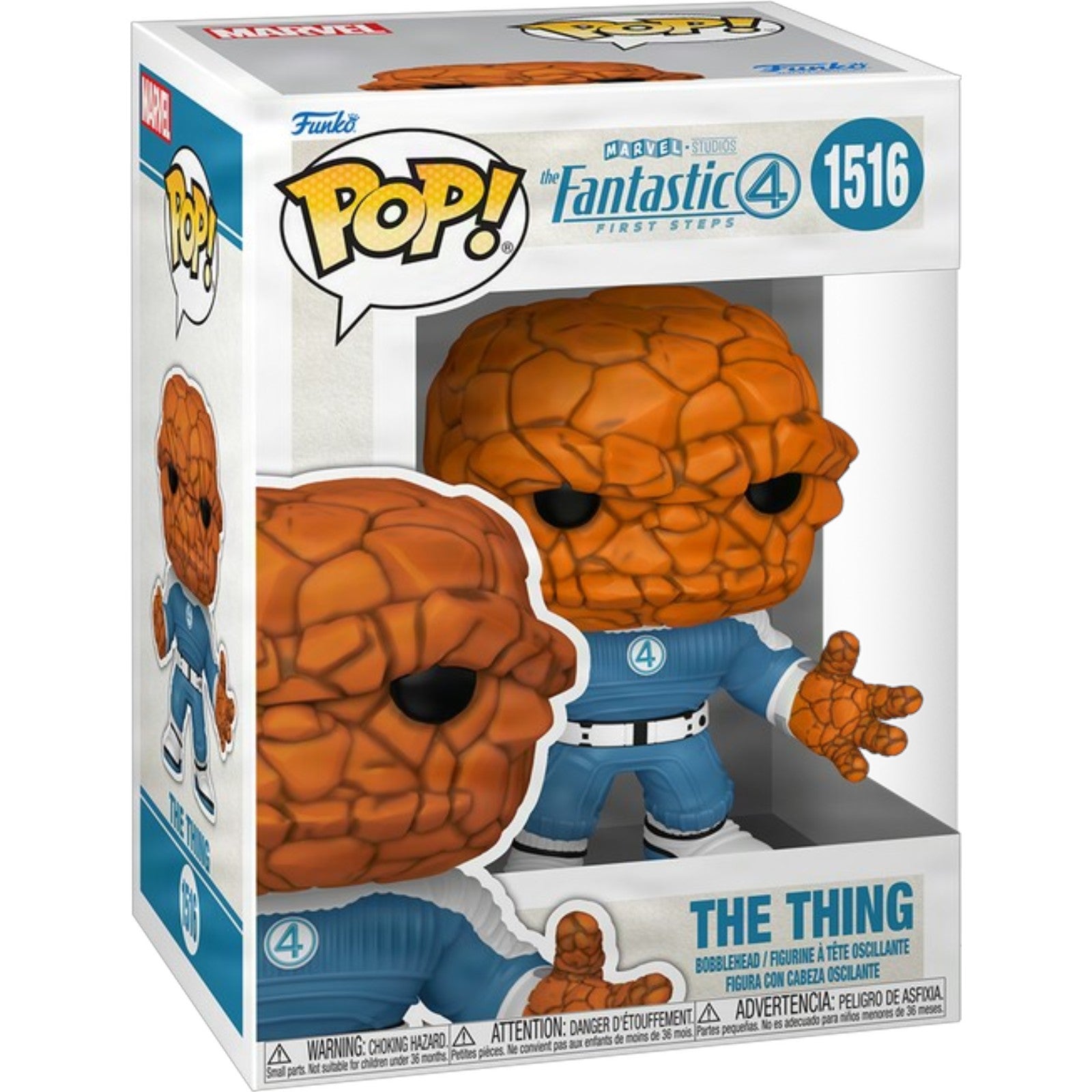 The Fantastic 4: First Steps The Thing Funko Pop! Vinyl Fig #1516