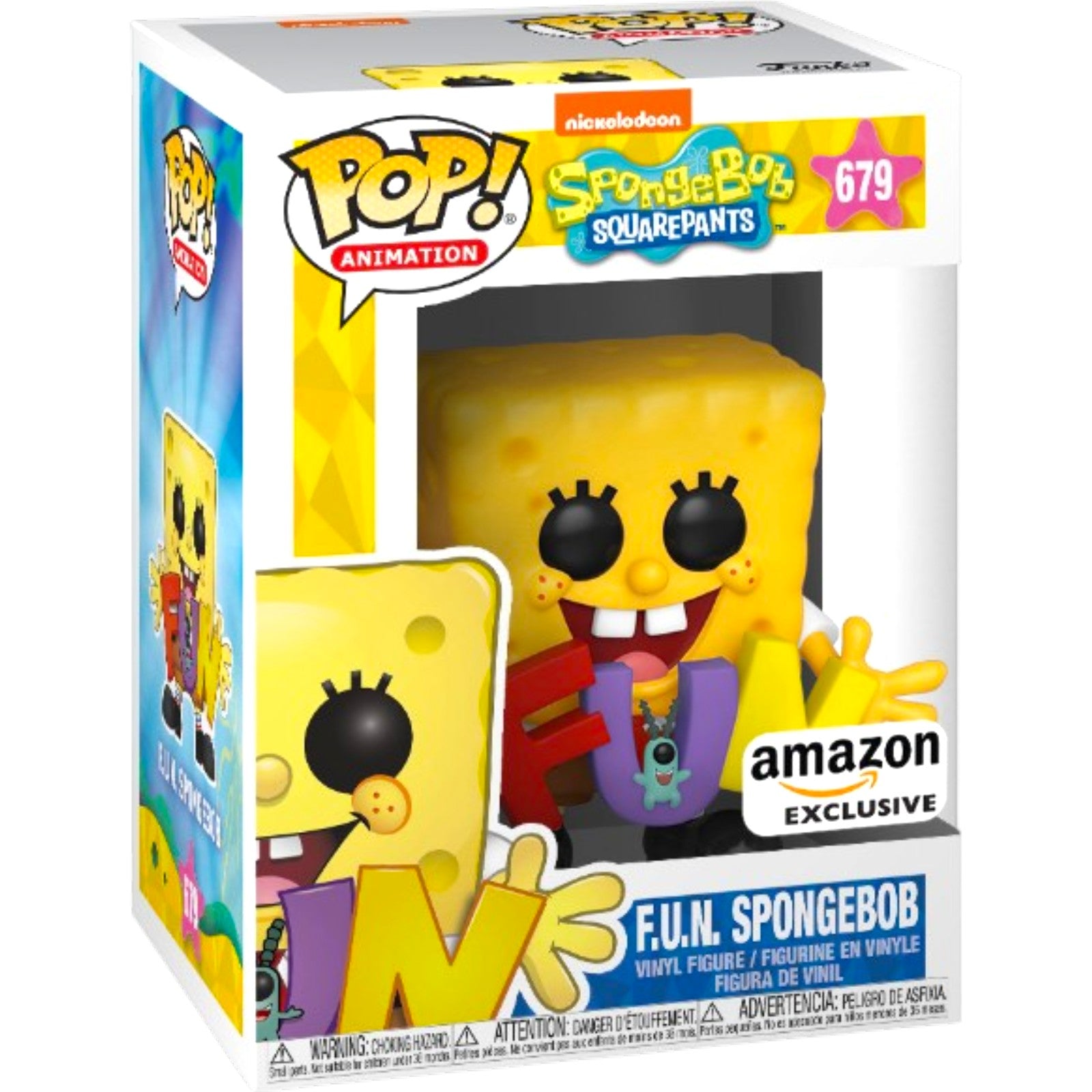 SpongeBob Squarepants F.U.N. SpongeBob Amazon Exclusive Funko Pop! Vinyl Figure #679