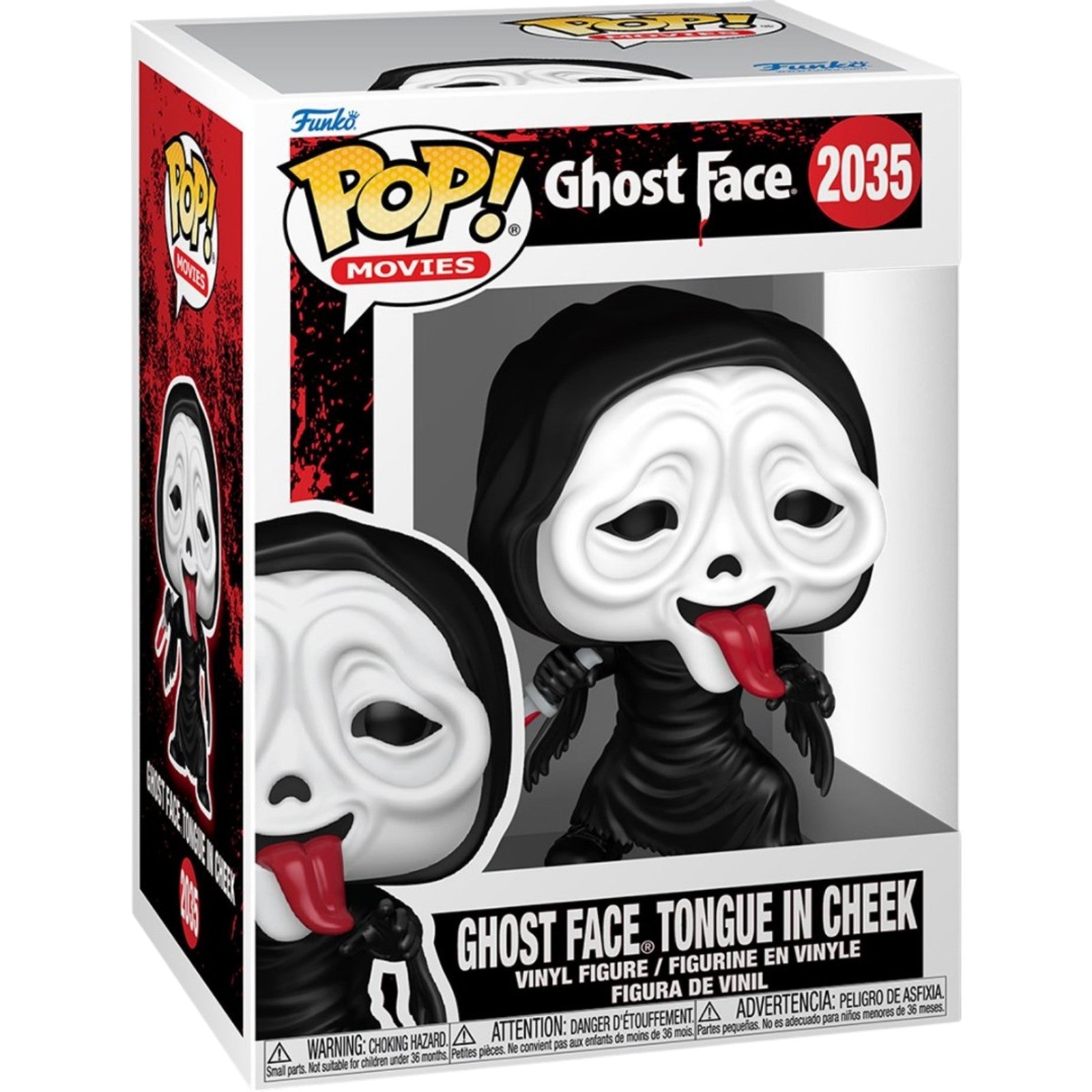 Scream Ghost Face with Tongue in Cheek Funko Pop! Vinyl Figure #2035