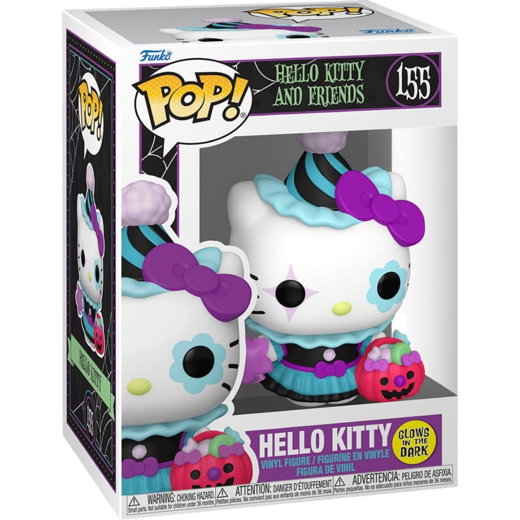Hello Kitty Sanrio Hello Kitty Spooky Glow-in-the-Dark Funko Pop! Vinyl Figure #155