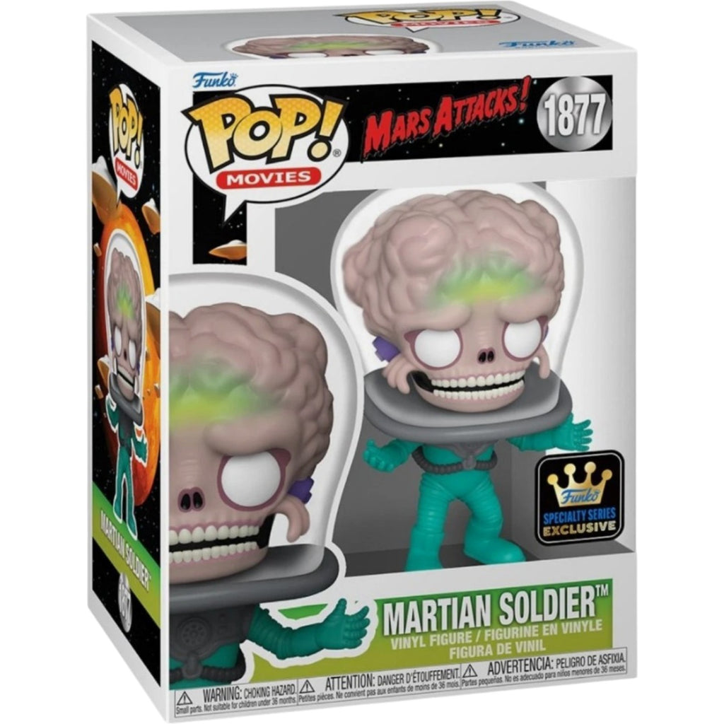 Mars Attacks Martian Soldier Funko Pop! Vinyl Figure - Specialty Series #1877