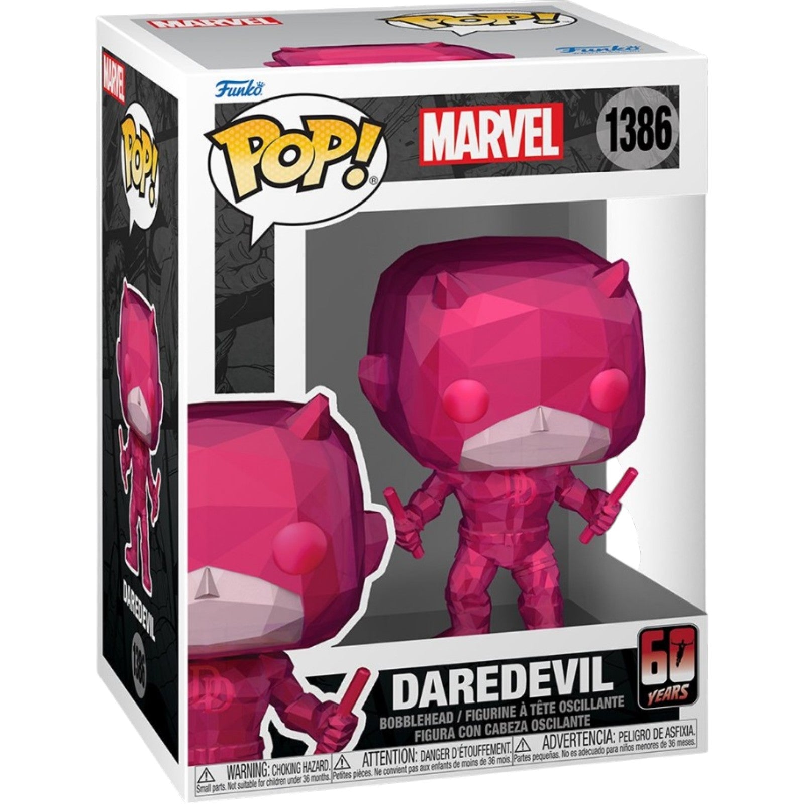 Marvel Daredevil 60th Anniversary Facet Funko Pop! Vinyl Figure #1386