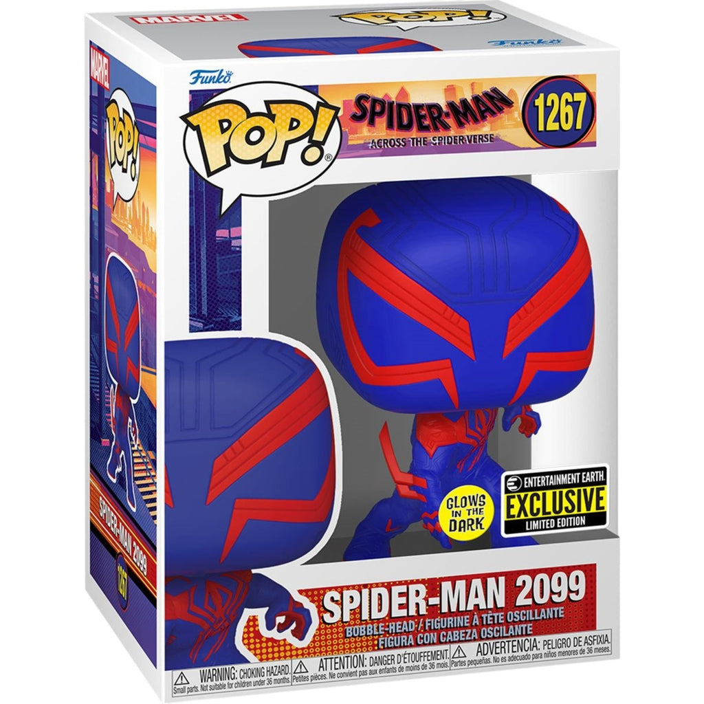 Marvel Spider-Man: Across the Spider-Verse Spider-Man 2099 Funko Pop! Vinyl Figure Entertainment Earth Exclusive #1267