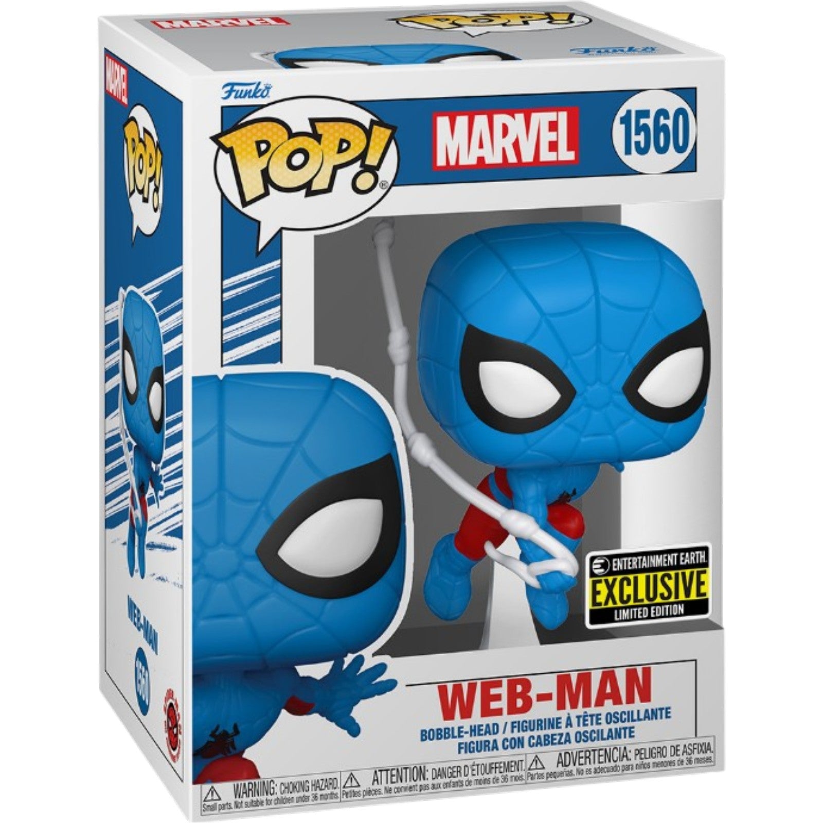 Marvel Web-Man Funko Pop! Vinyl Figure - Entertainment Earth Exclusive #1560