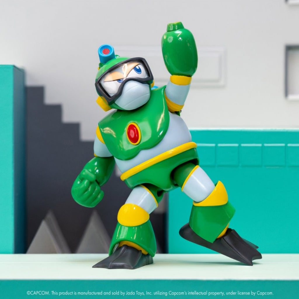 Mega Man Bubble Man Deluxe 1:12 Scale Action Figure Jada Toys