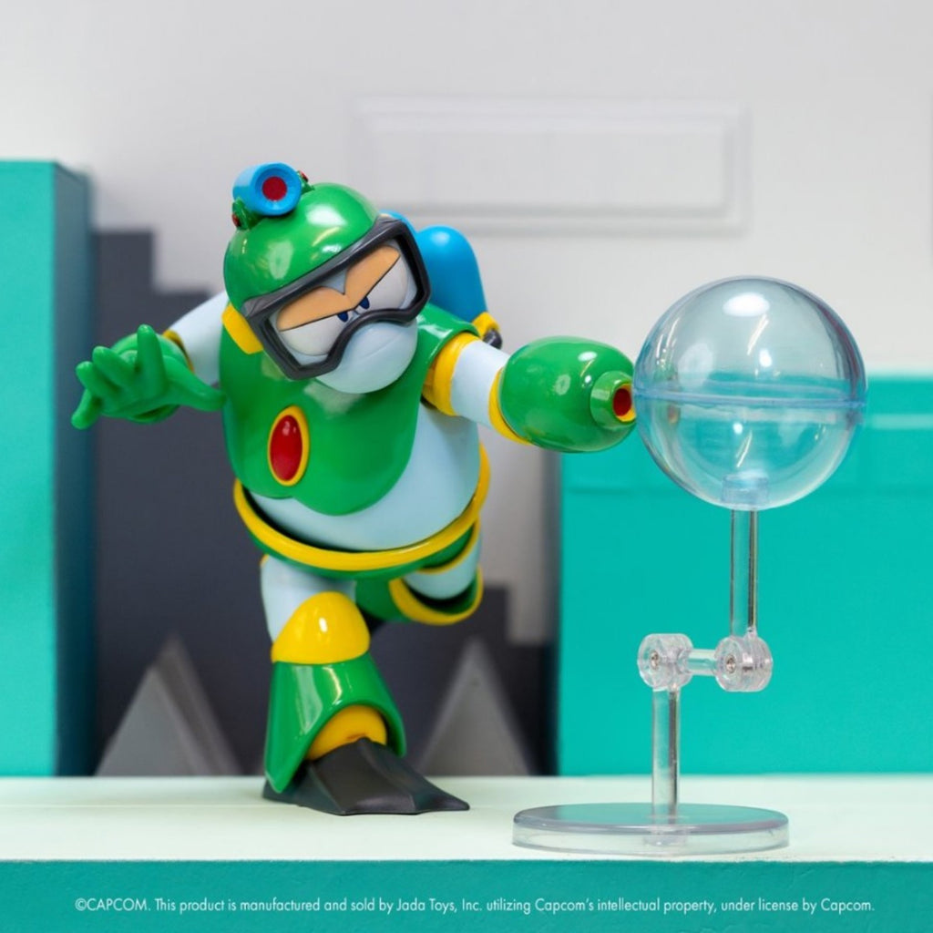 Mega Man Bubble Man Deluxe 1:12 Scale Action Figure Jada Toys