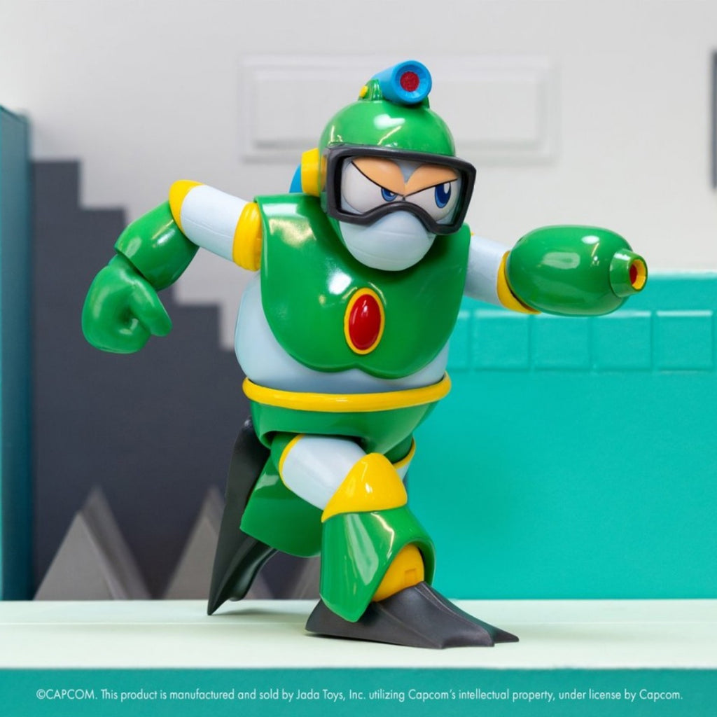 Mega Man Bubble Man Deluxe 1:12 Scale Action Figure Jada Toys