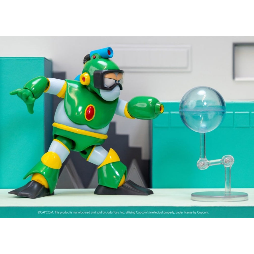 Mega Man Bubble Man Deluxe 1:12 Scale Action Figure Jada Toys