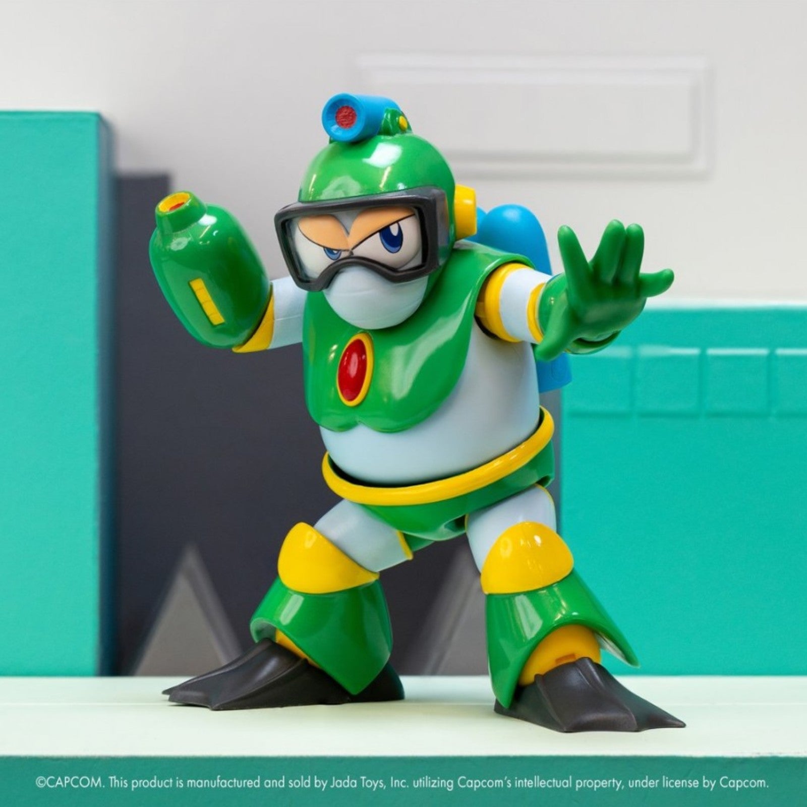 Mega Man Bubble Man Deluxe 1:12 Scale Action Figure Jada Toys
