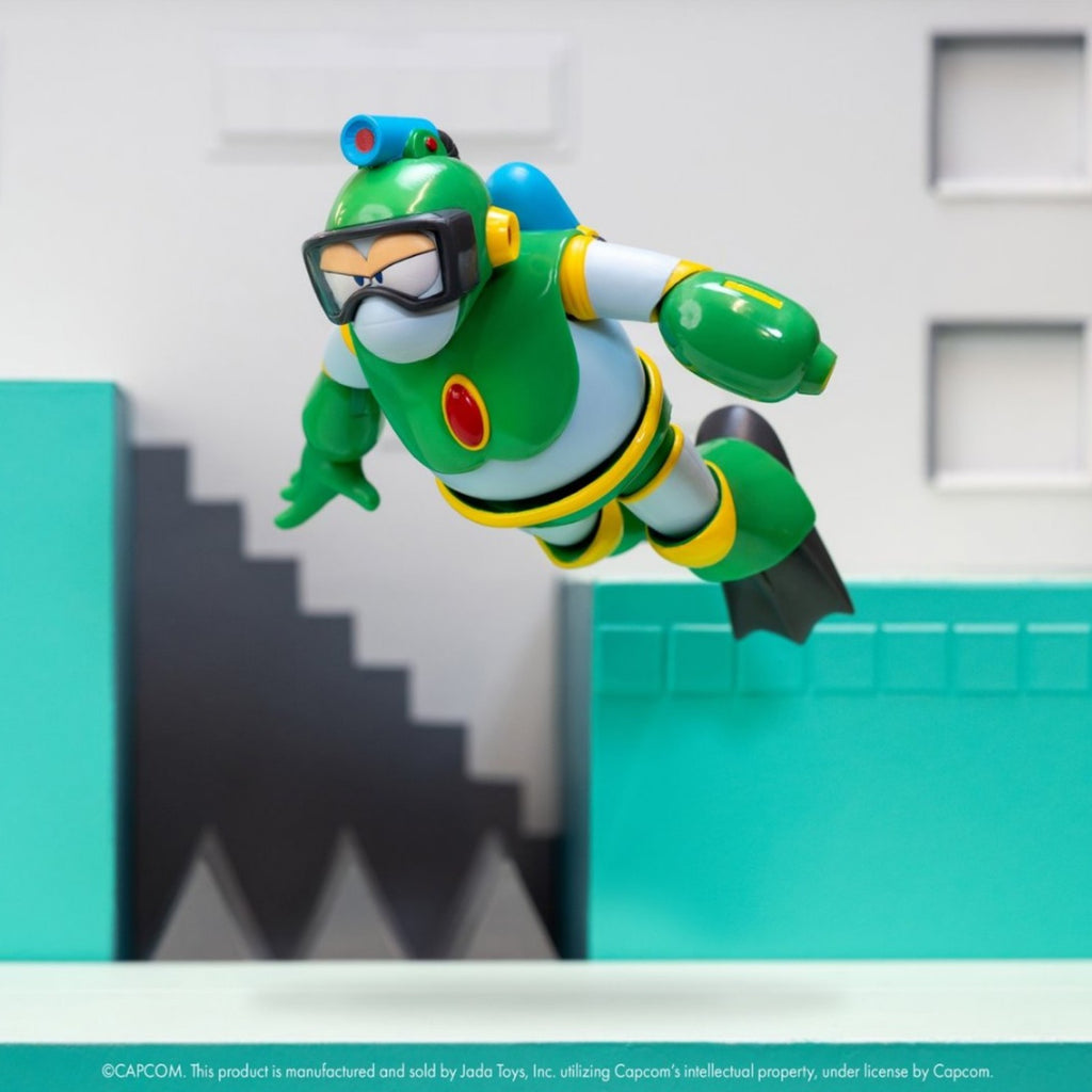 Mega Man Bubble Man Deluxe 1:12 Scale Action Figure Jada Toys