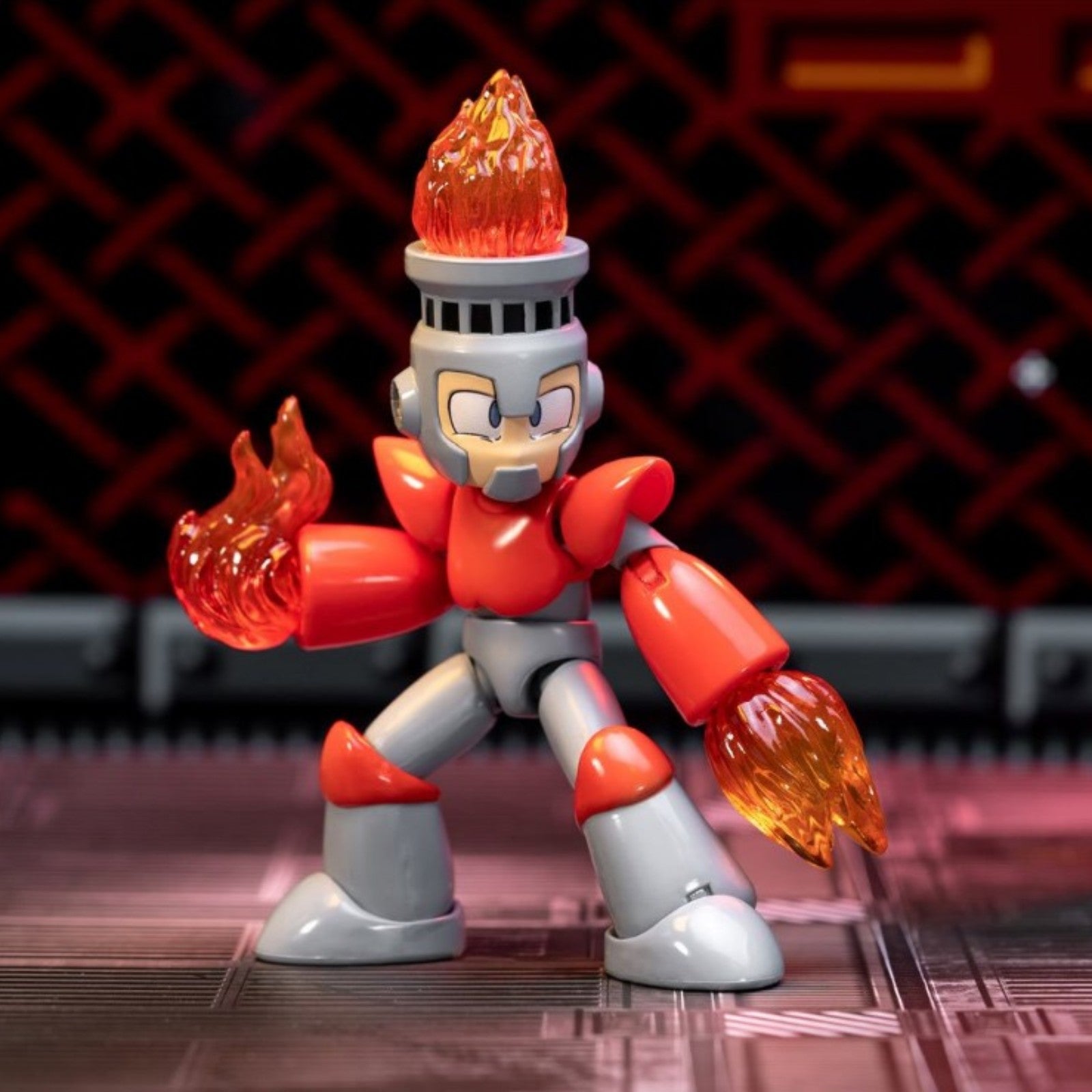 Mega Man Fire Man 1:12 Scale Action Figure by Jada Toys