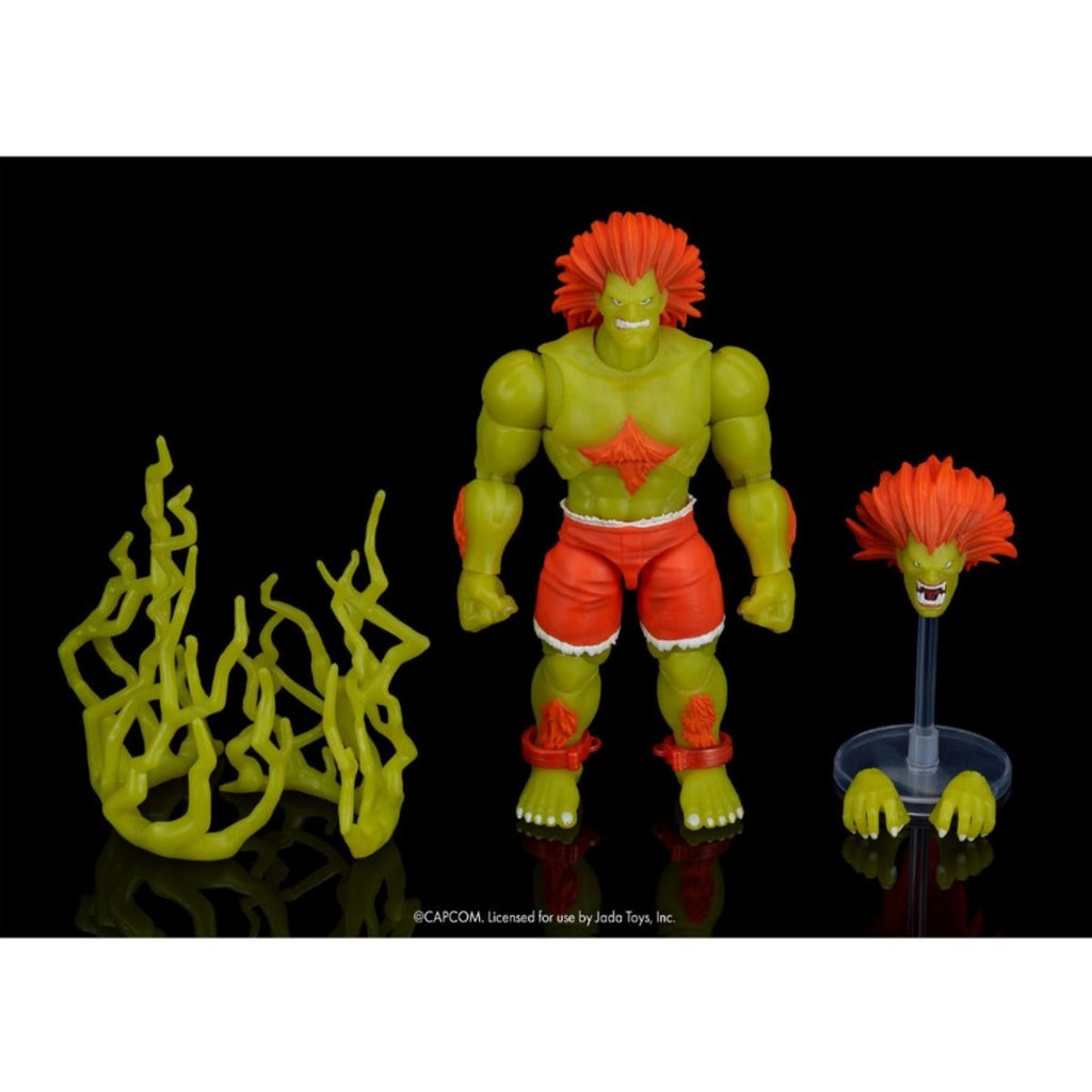 PRE-ORDER: Ultra Street Fighter II Blanka Glow-in-the-Dark 6-Inch Scale Action Figure - Entertainment Earth Exclusive