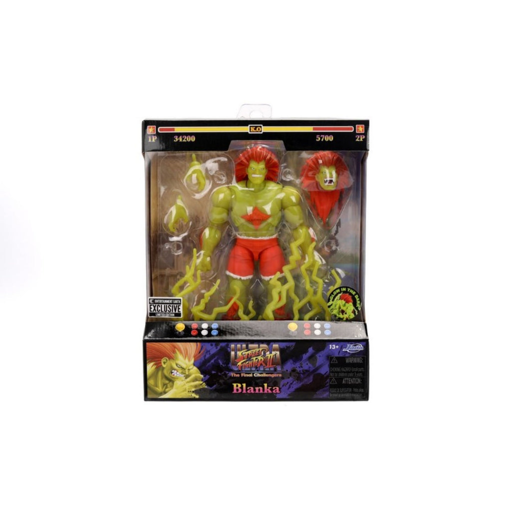 PRE-ORDER: Ultra Street Fighter II Blanka Glow-in-the-Dark 6-Inch Scale Action Figure - Entertainment Earth Exclusive