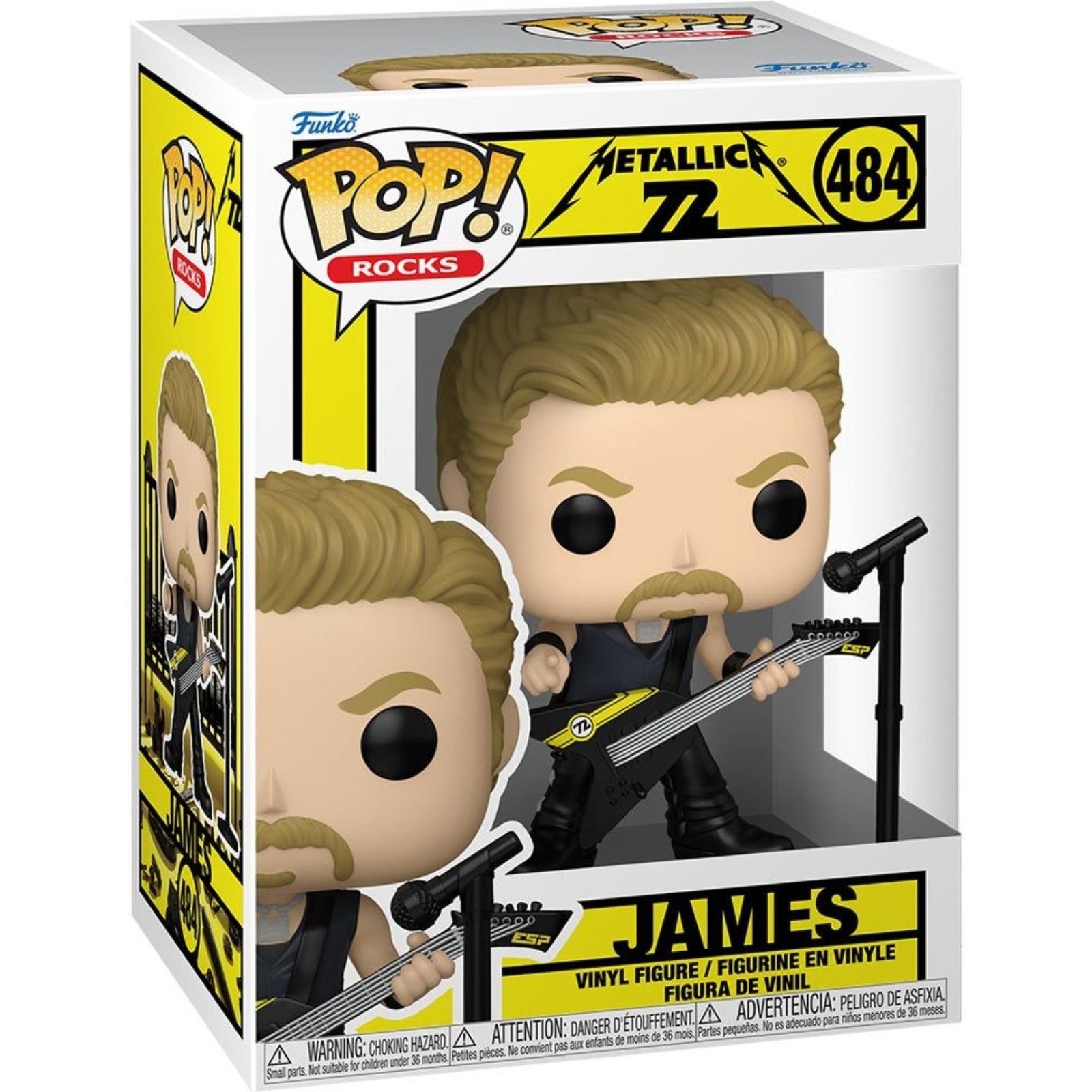 Metallica James (72 Seasons) Funko Pop! Vinyl Figure #484