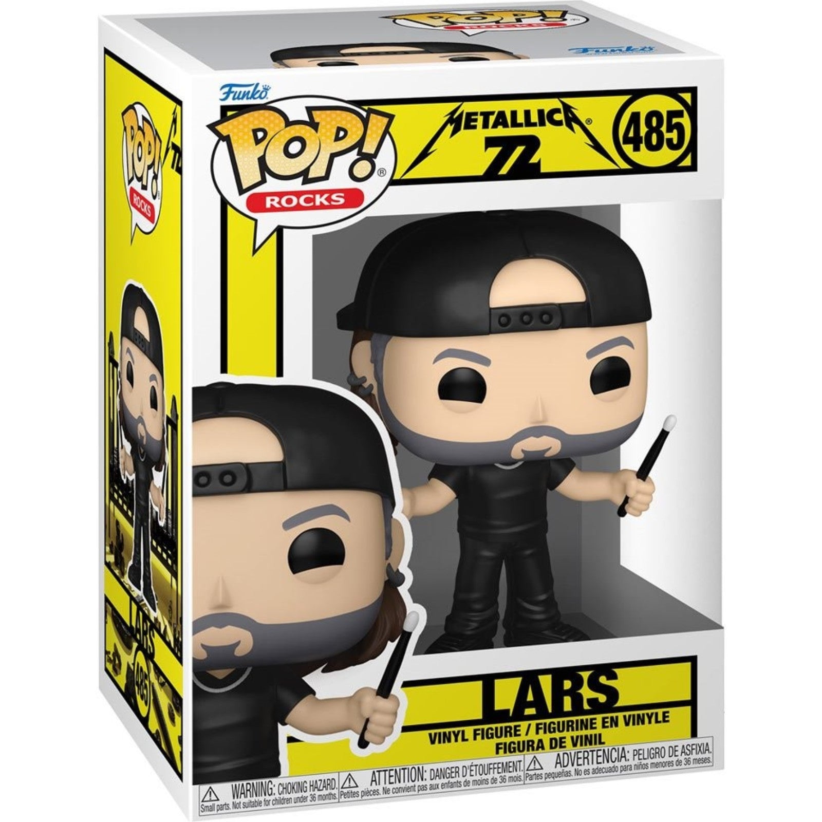 Metallica Lars (72 Seasons) Funko Pop! Vinyl Figure #485
