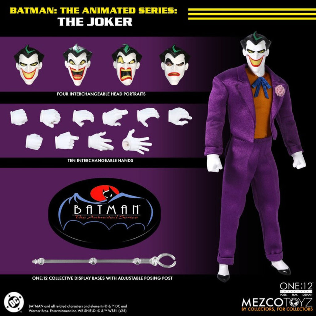 Mezco Toyz Batman: The Animated Series THE JOKER One:12 Collective Action Figure