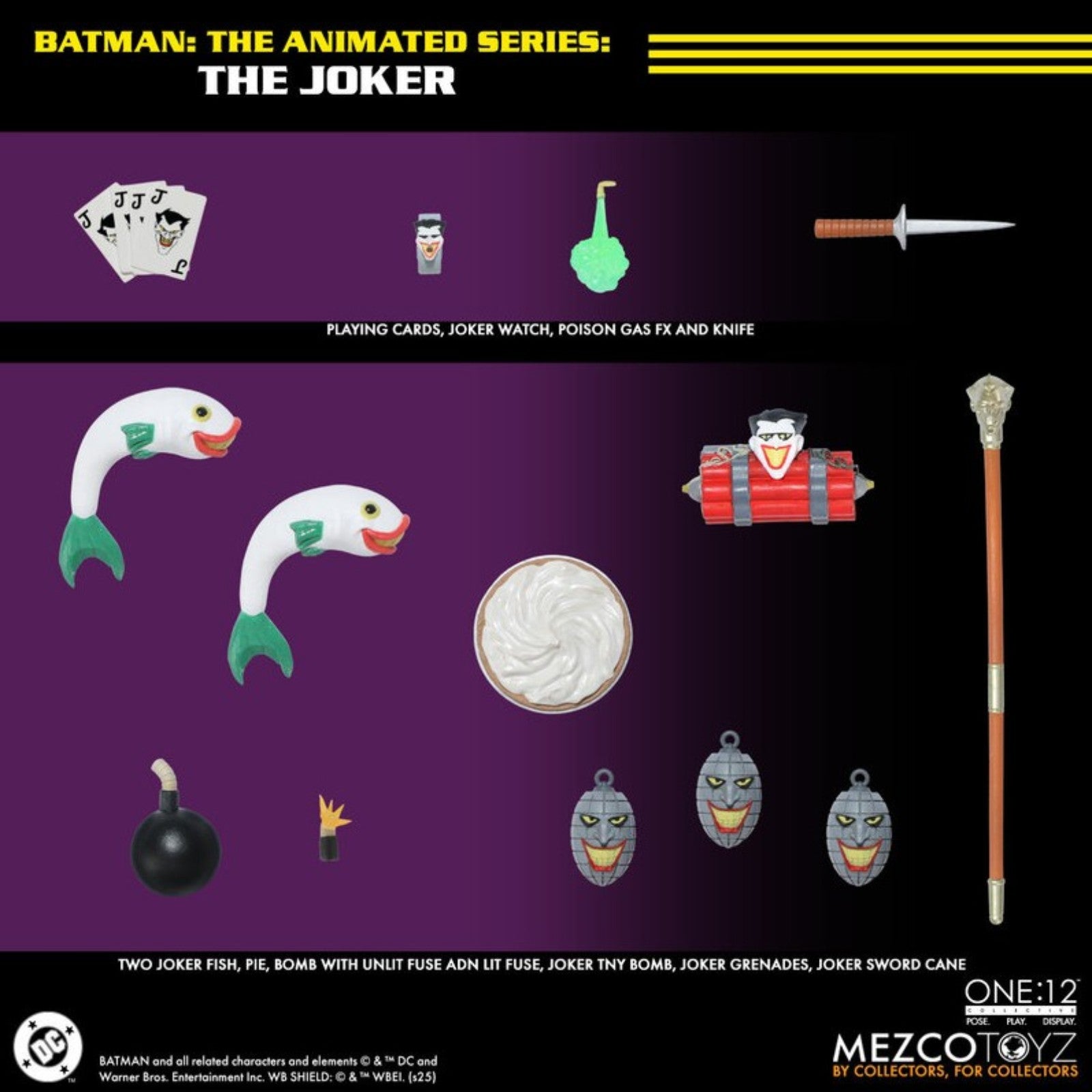 Mezco Toyz Batman: The Animated Series THE JOKER One:12 Collective Action Figure