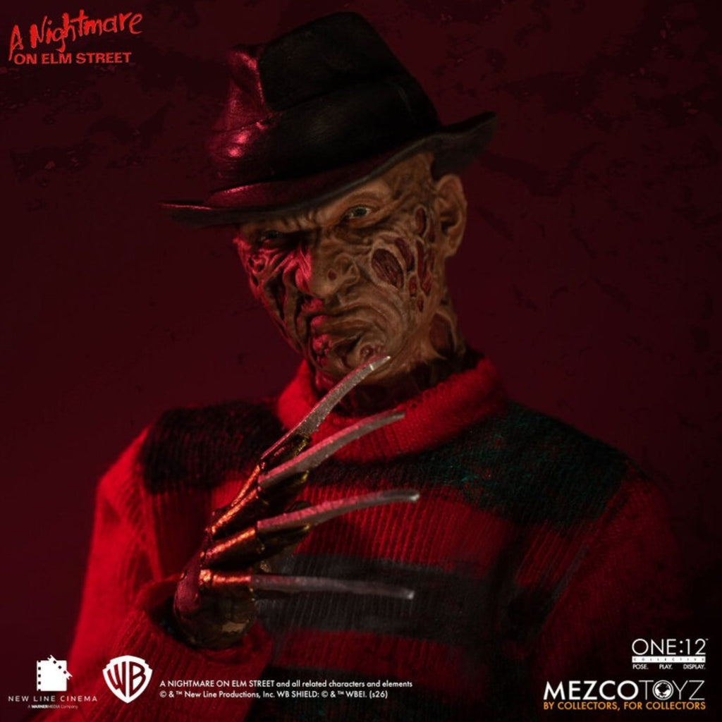 PRE-ORDER: Mezco One:12 Freddy Krueger A Nightmare on Elm Street Action Figure