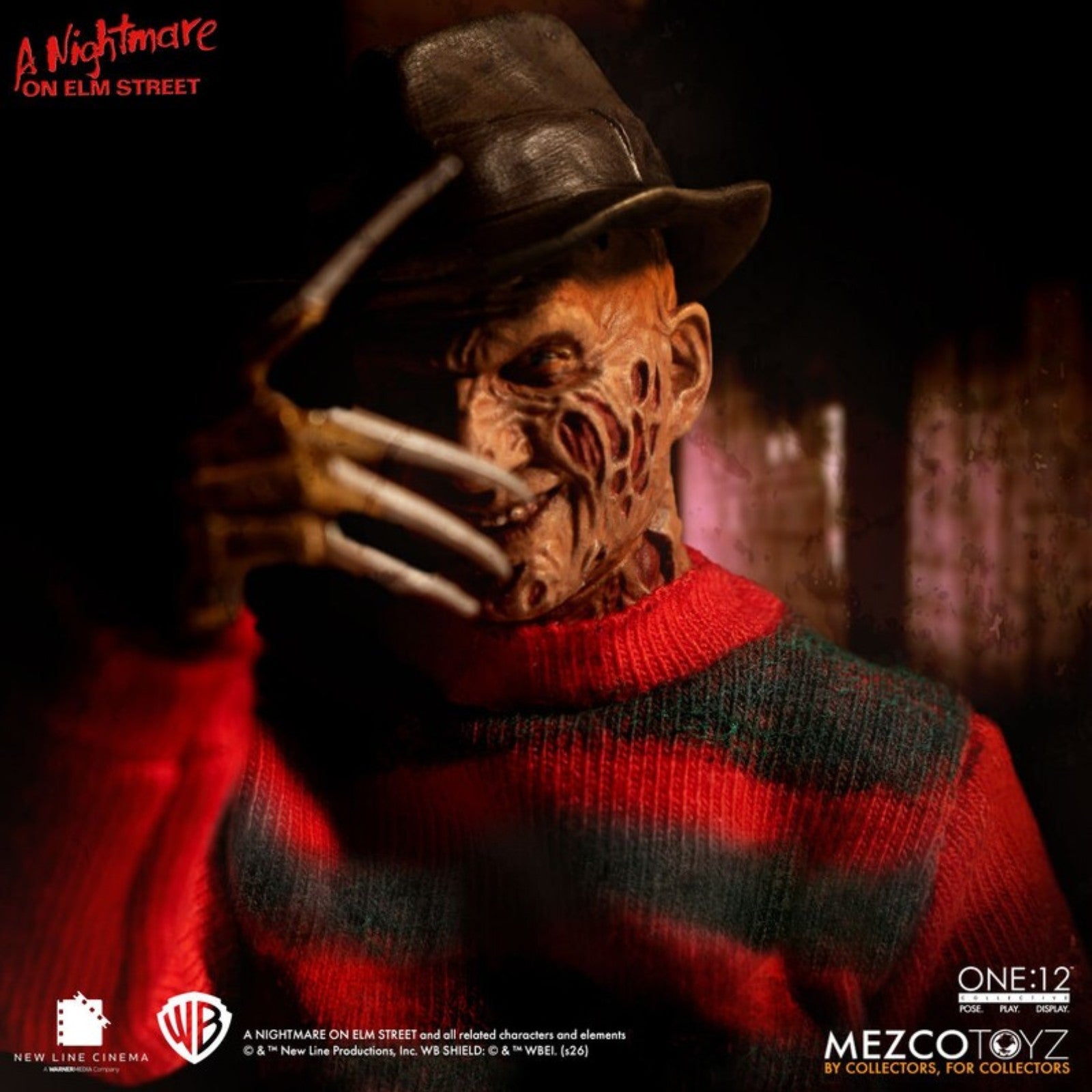 PRE-ORDER: Mezco One:12 Freddy Krueger A Nightmare on Elm Street Action Figure